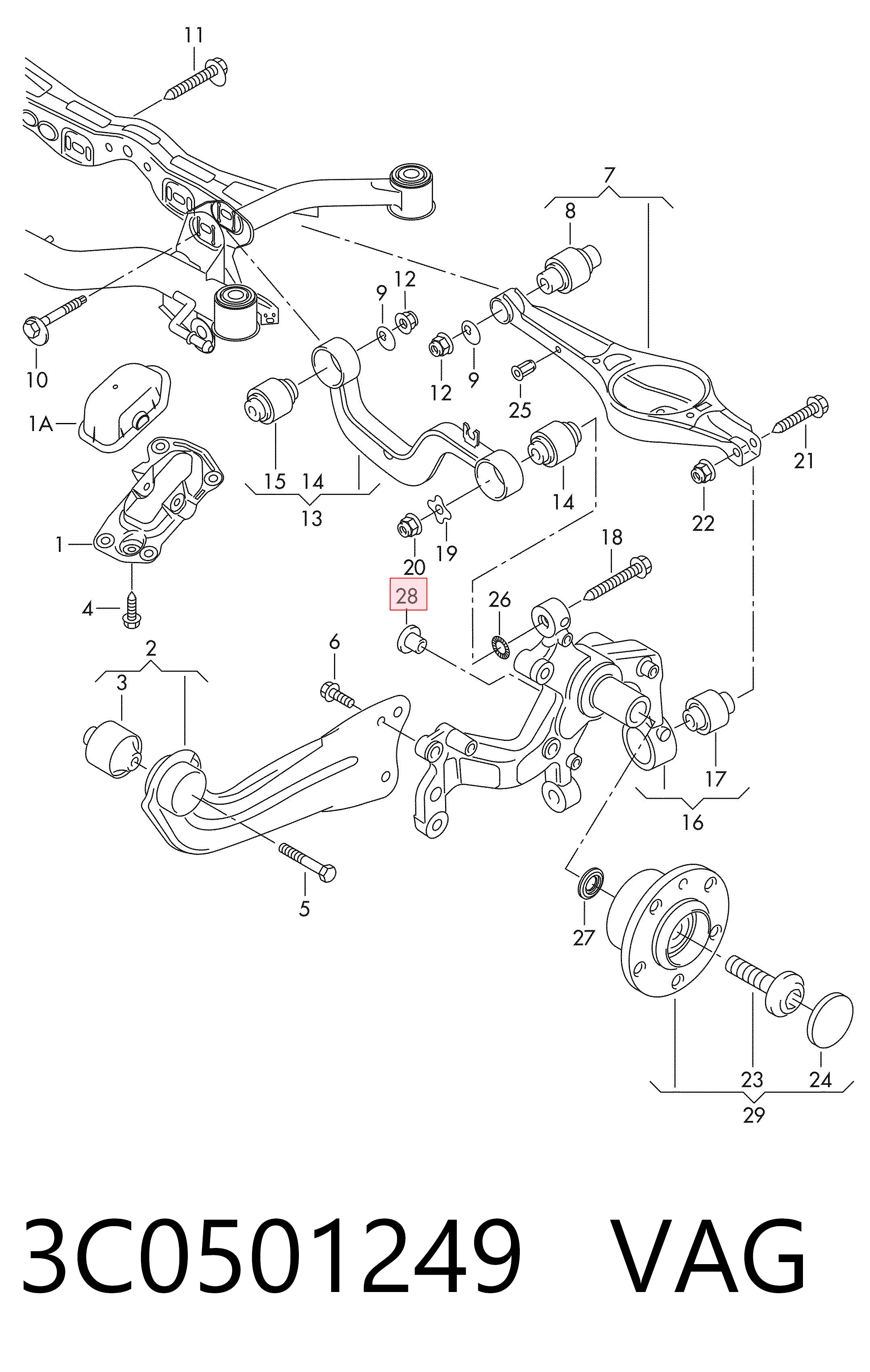 3C0501249 VAG