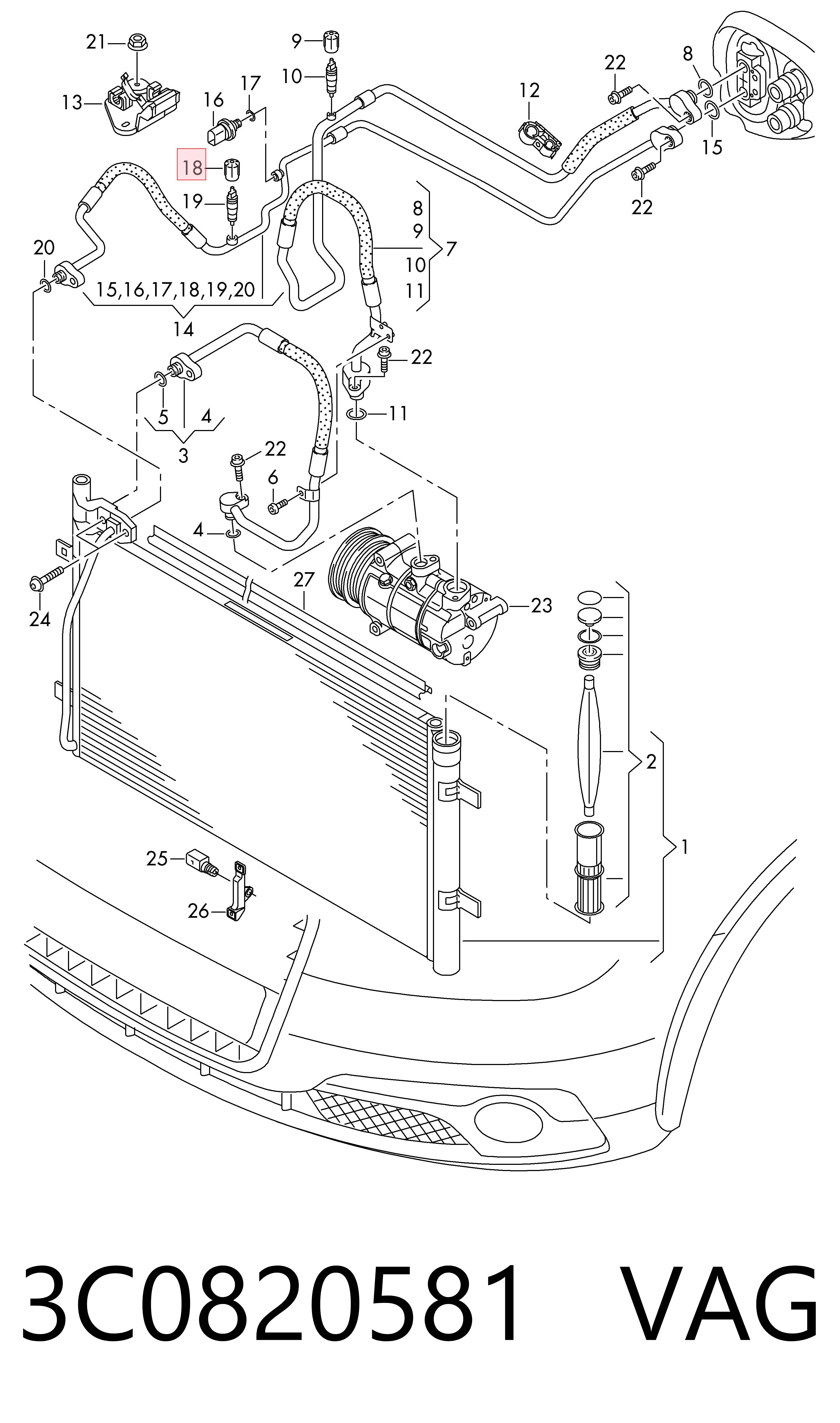 3C0820581 VAG 