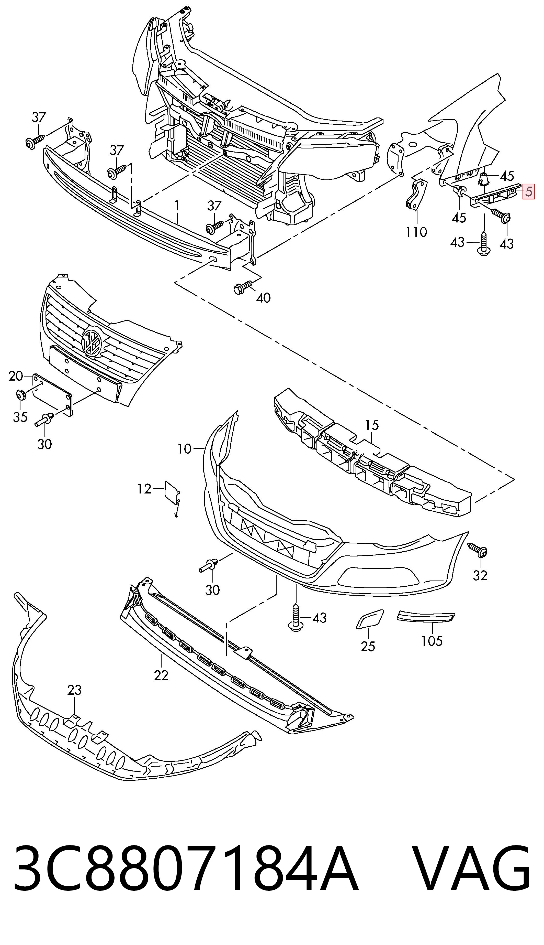 3C8807184A VAG