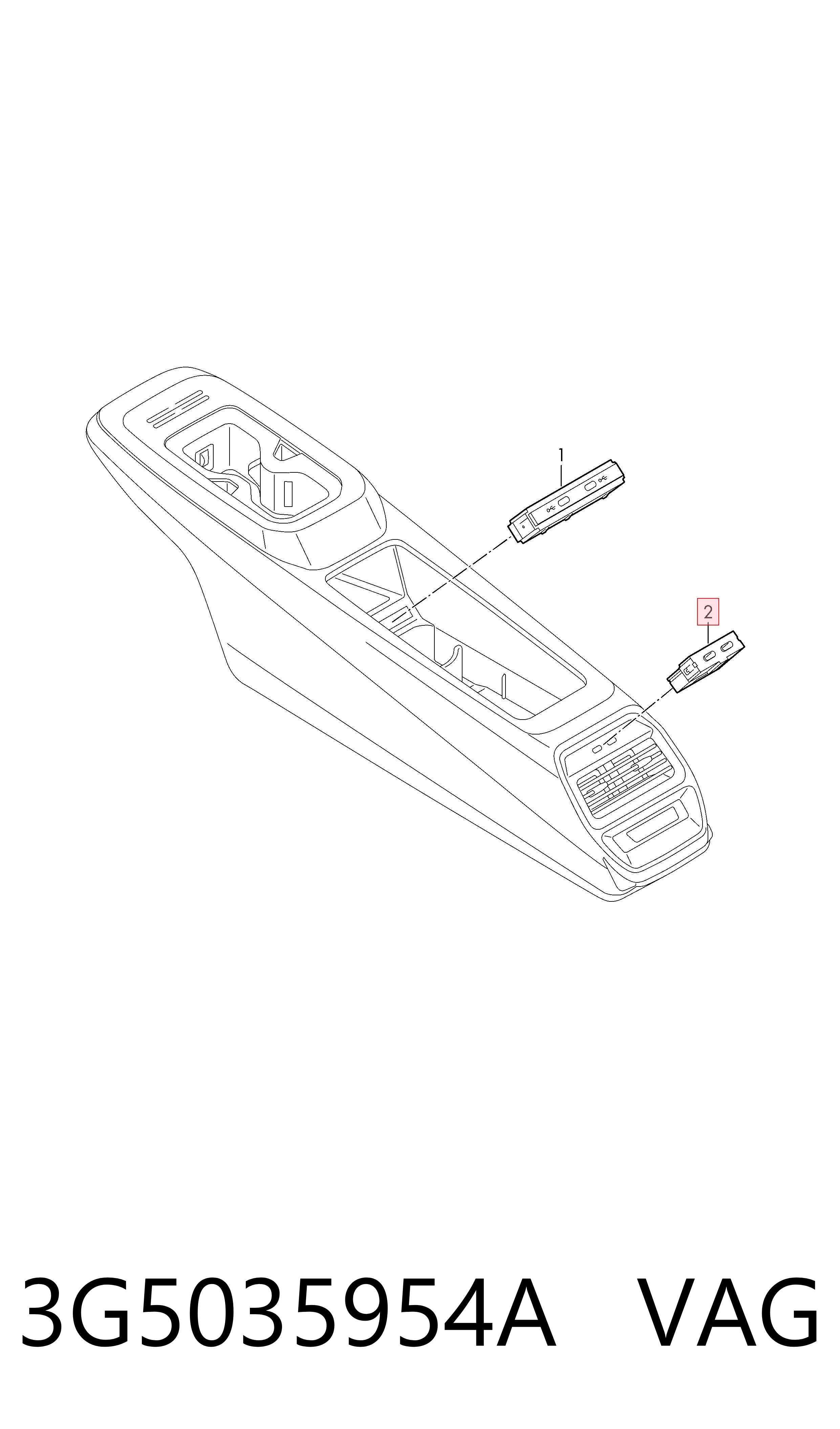  VAG 3G5035954A cena, od 76,62 USD