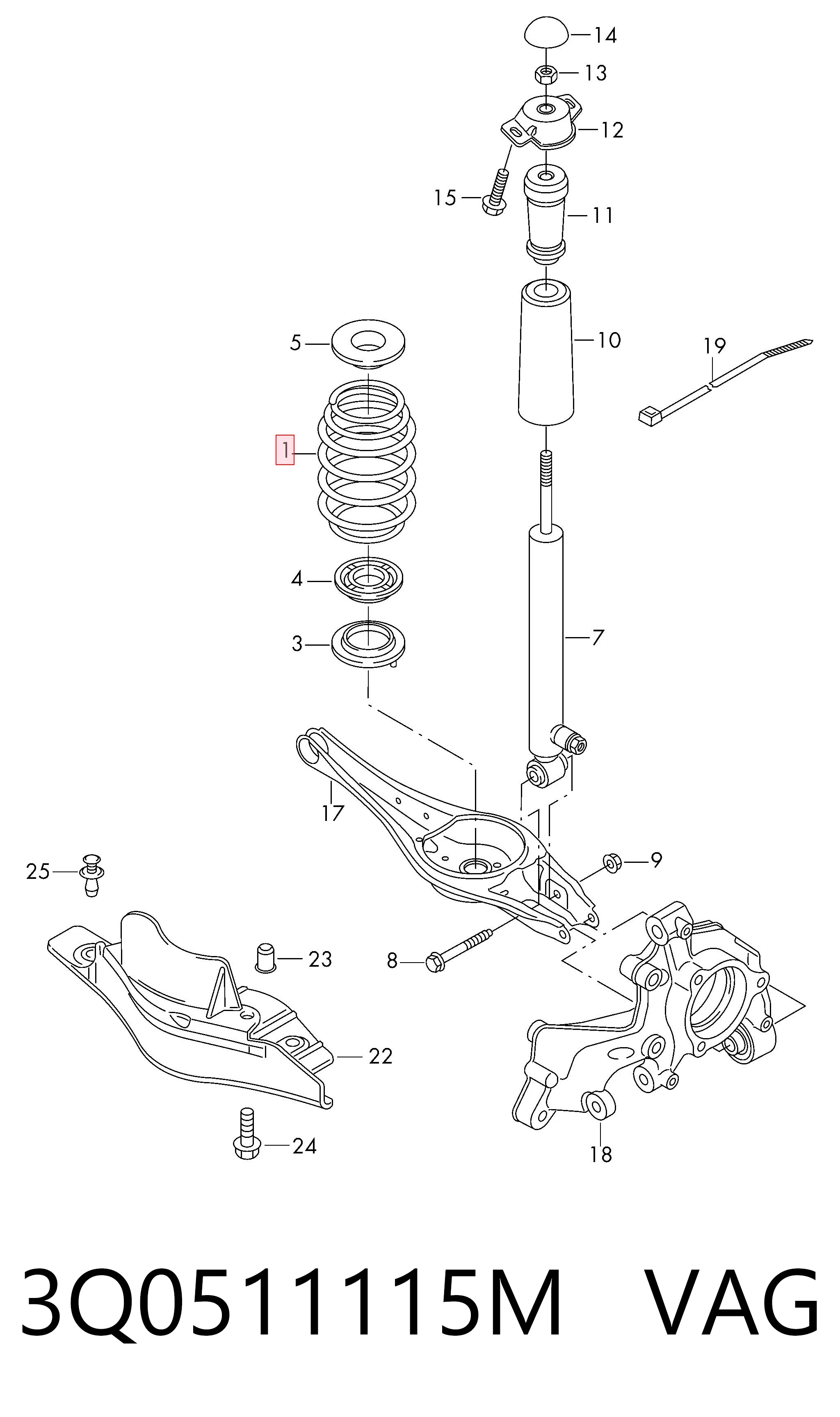 3Q0511115M VAG