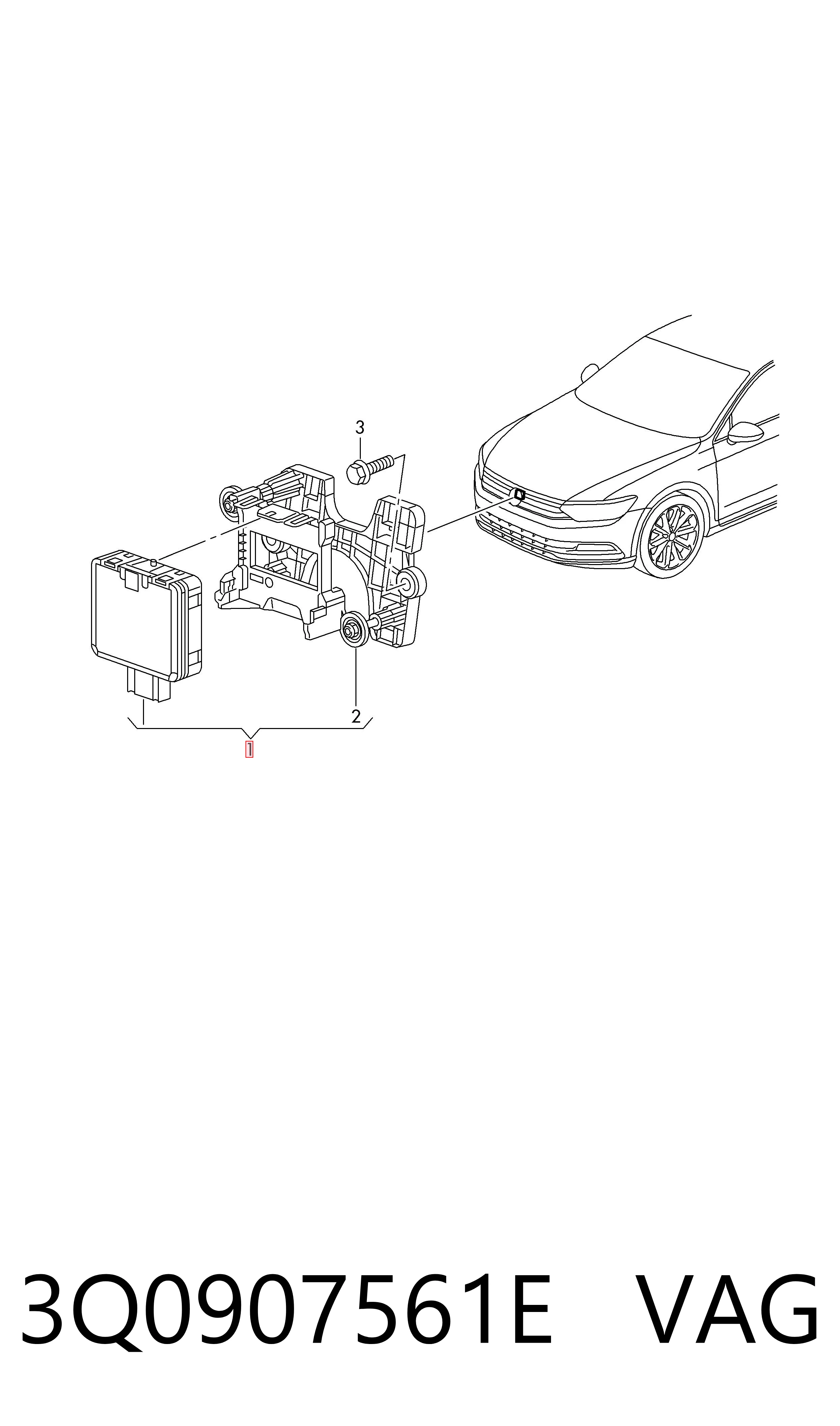 3Q0907561E VAG