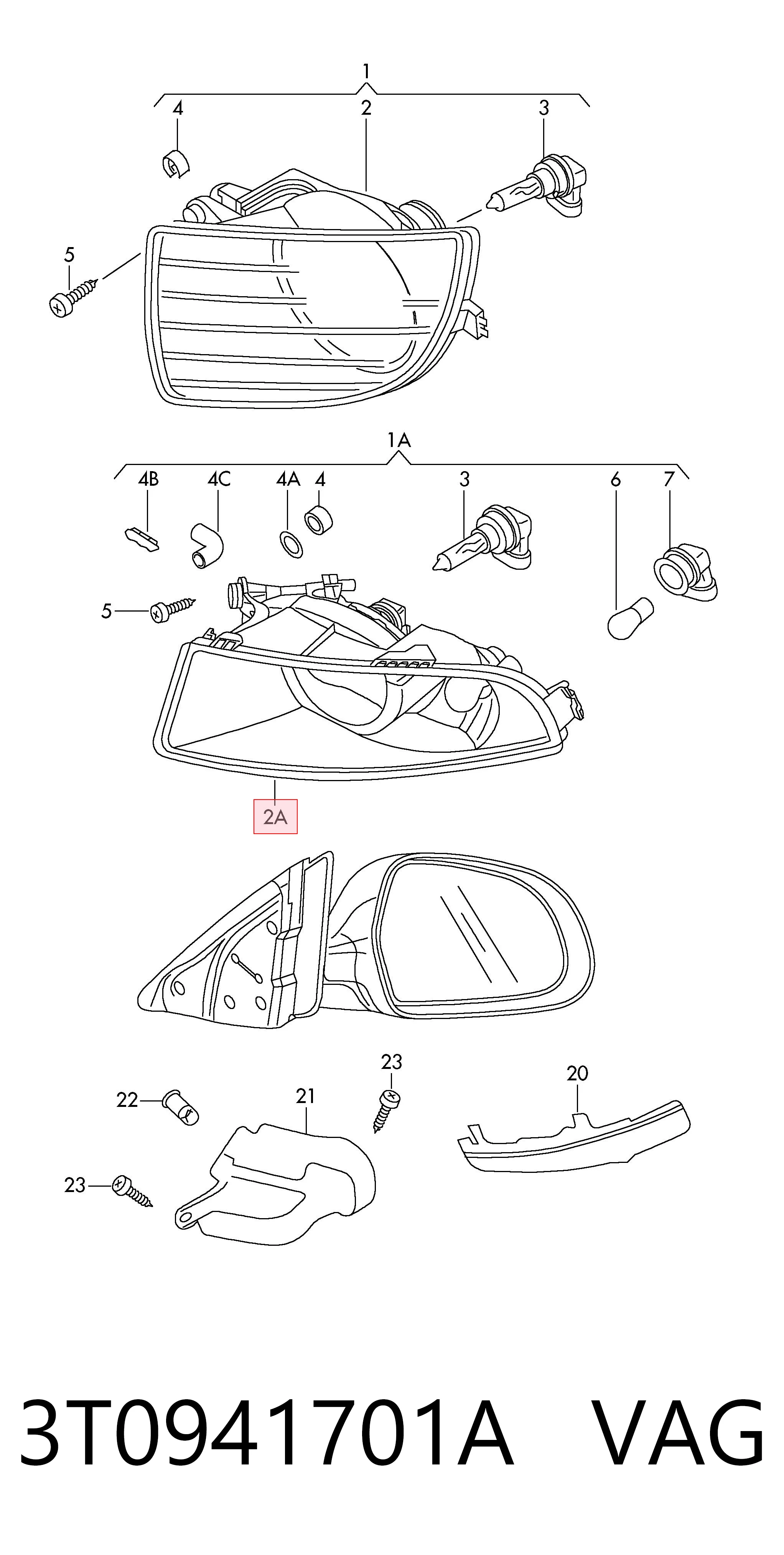3T0941701A VAG