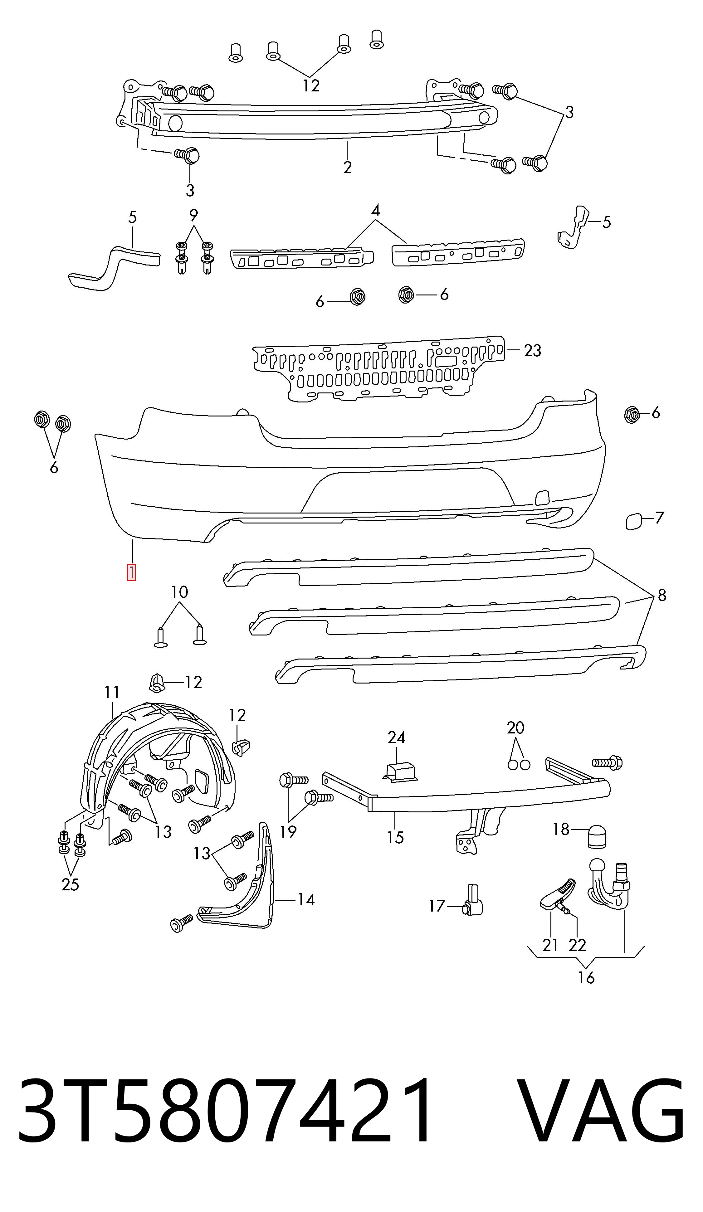 3T5807421 VAG