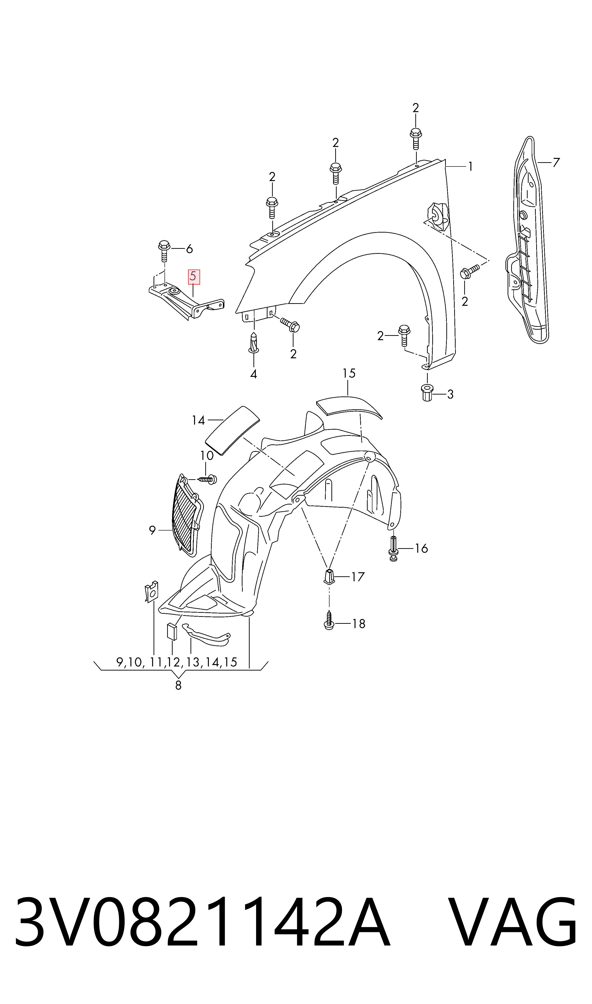 3V0821142A VAG