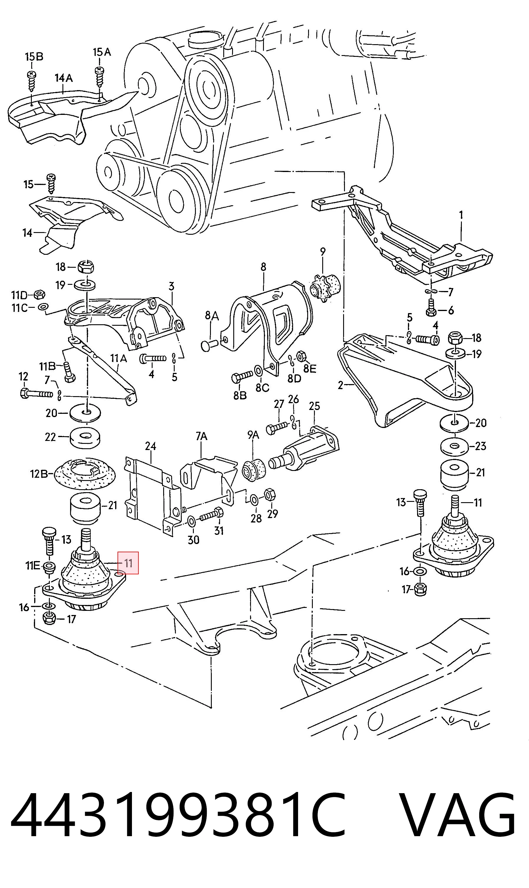 443199381C VAG
