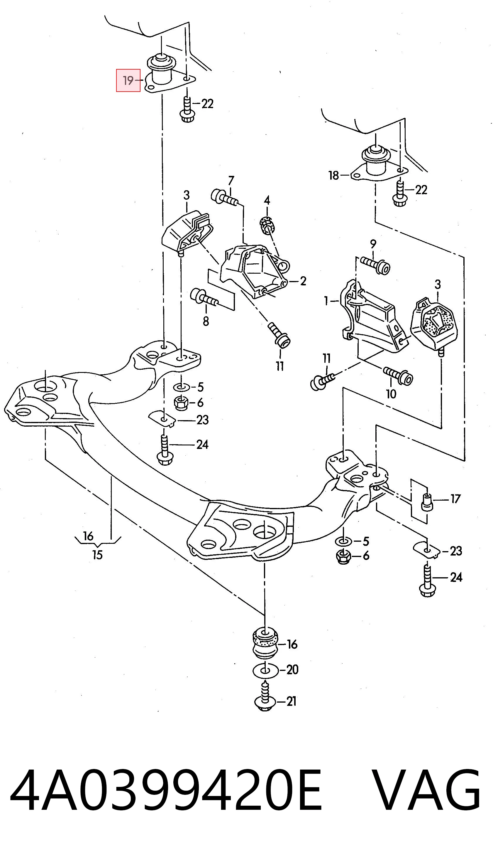4A0399420E VAG