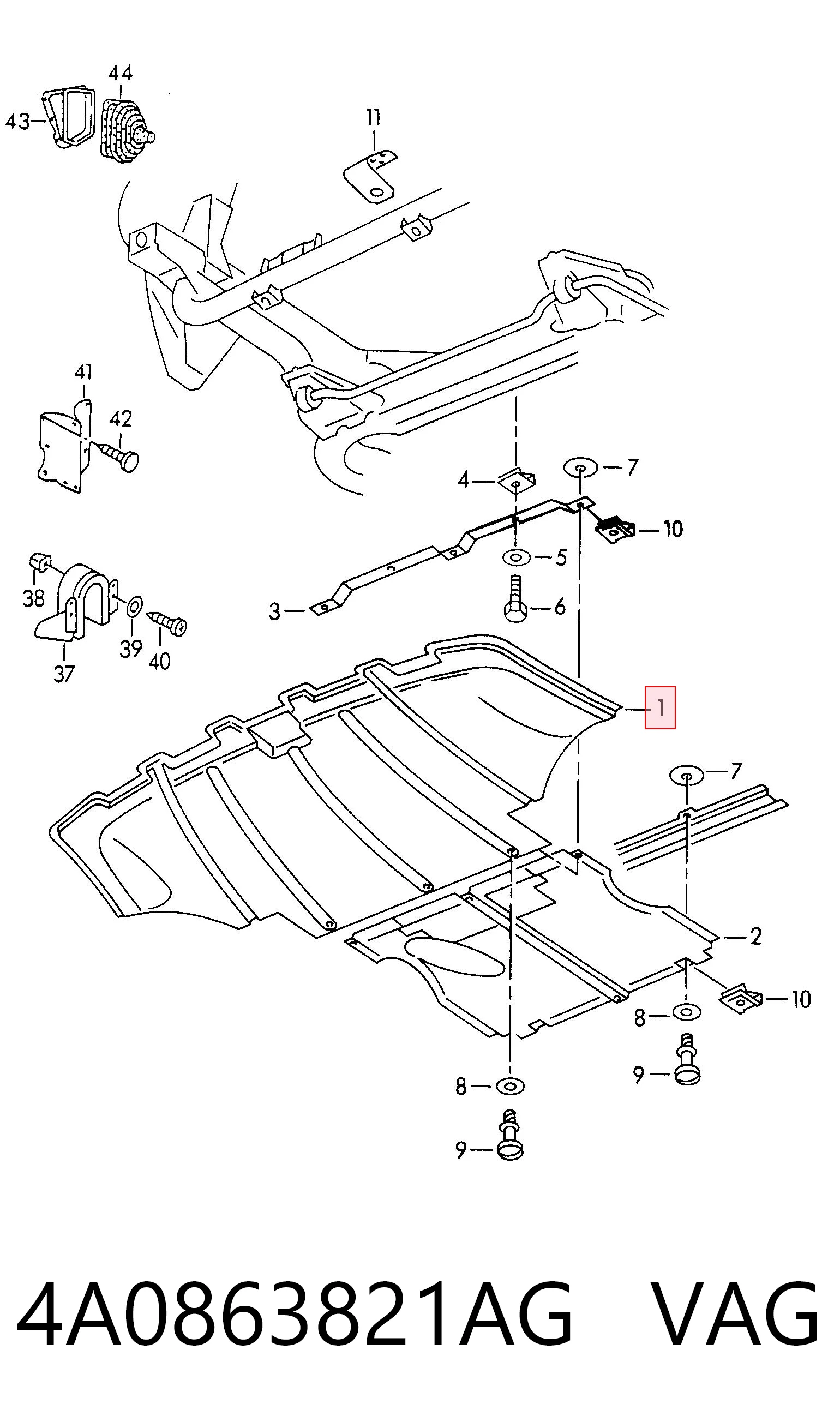 4A0863821AG VAG