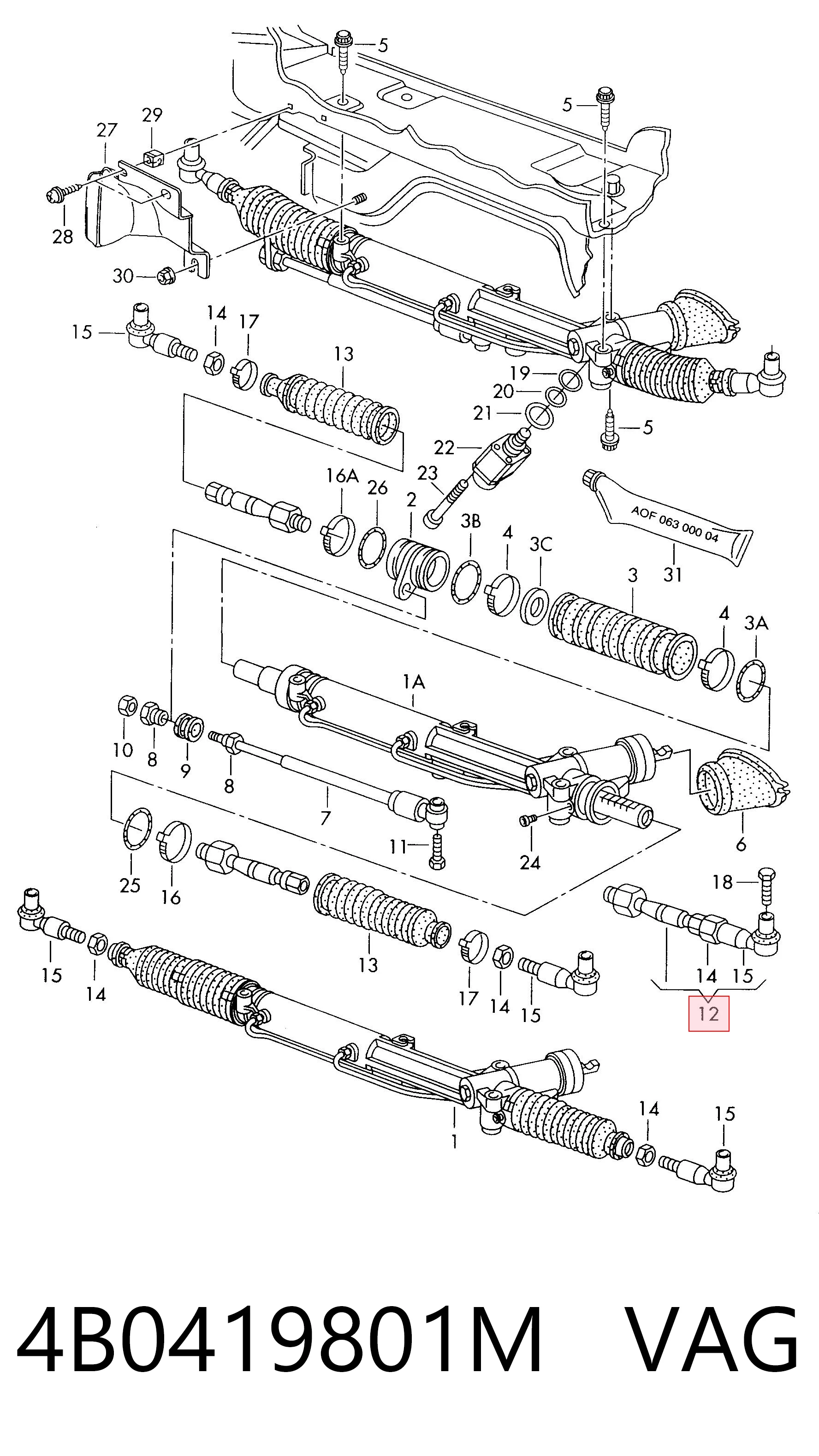 4B0419801M VAG