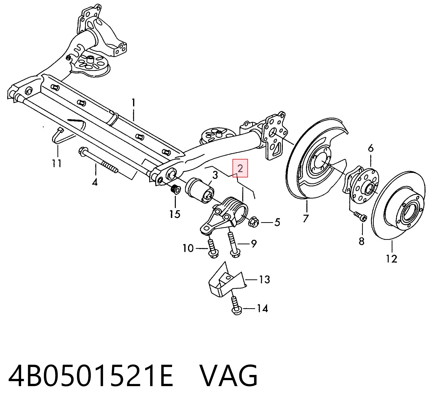 4B0501521E VAG