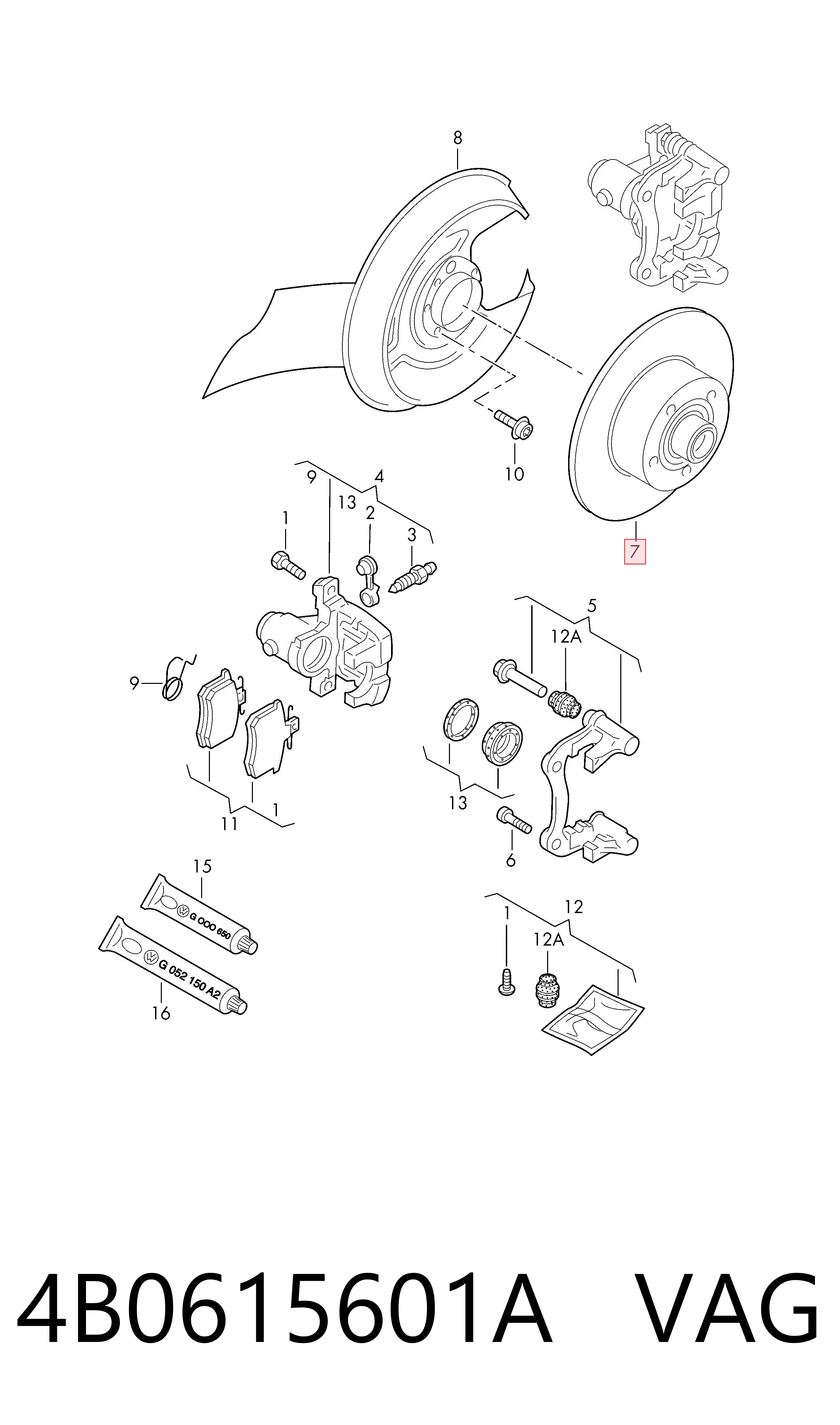 4B0615601A VAG