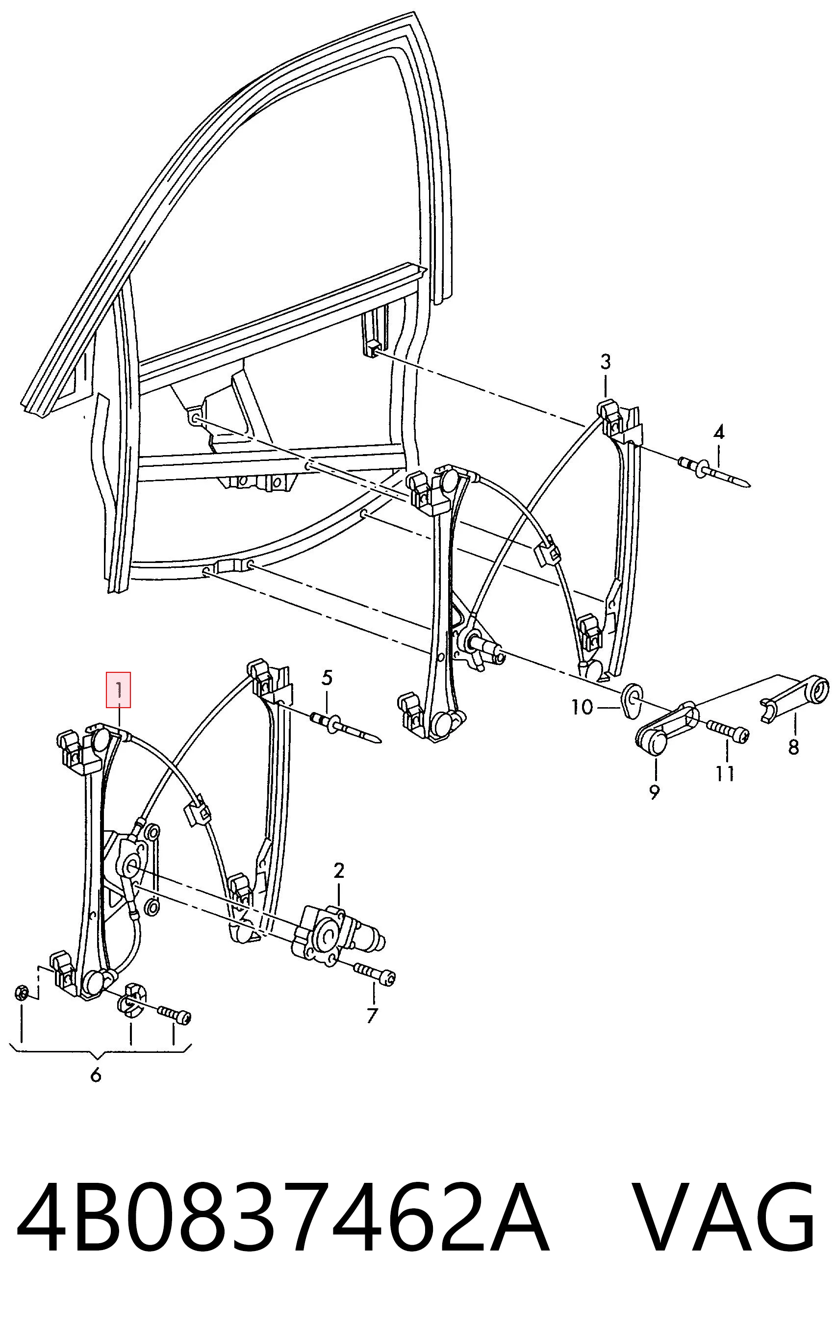 4B0837462A VAG