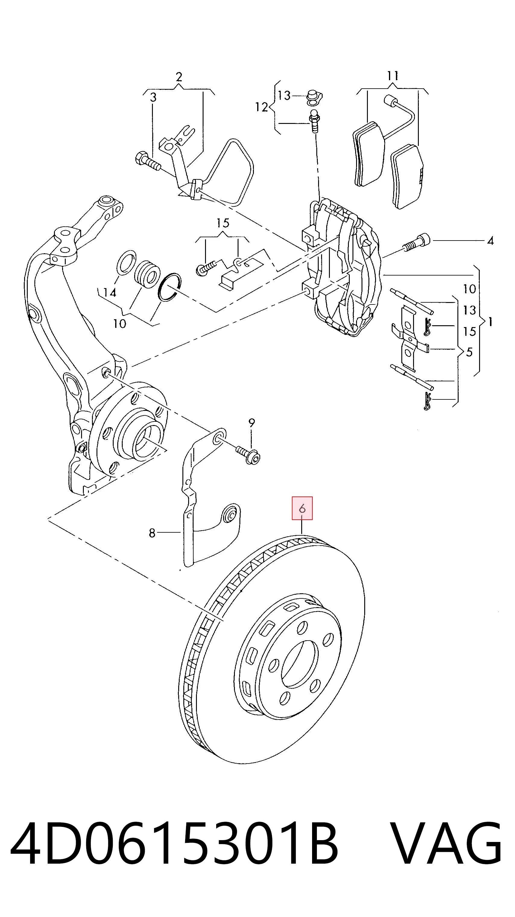 4D0615301B VAG