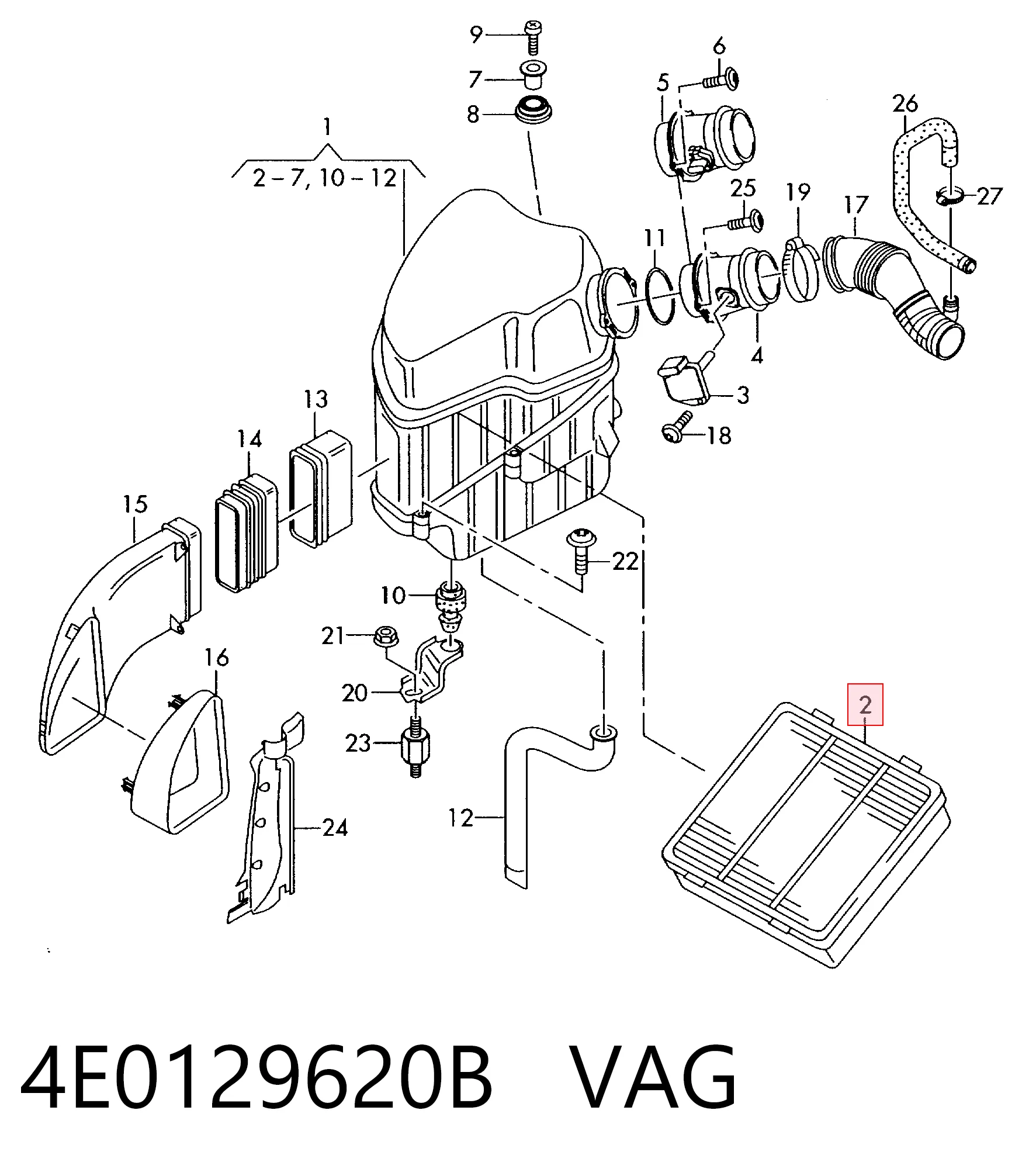 4E0129620B VAG
