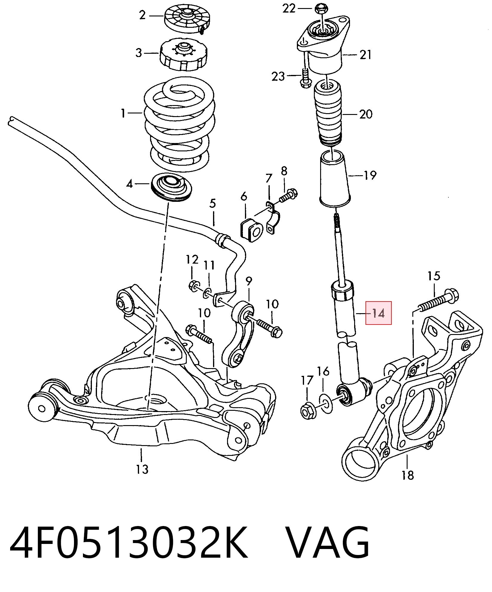 4F0513032K VAG
