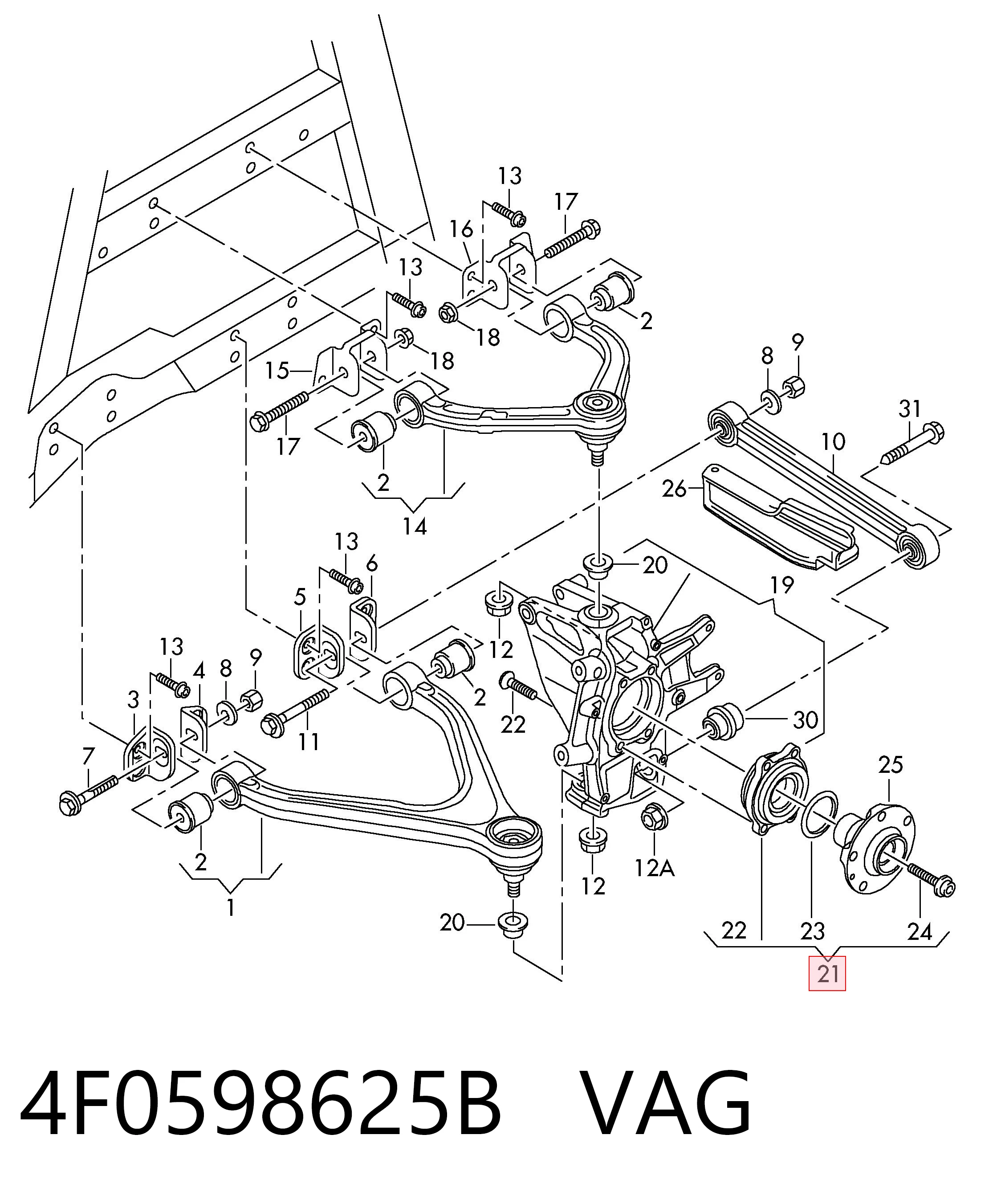 4F0598625B VAG