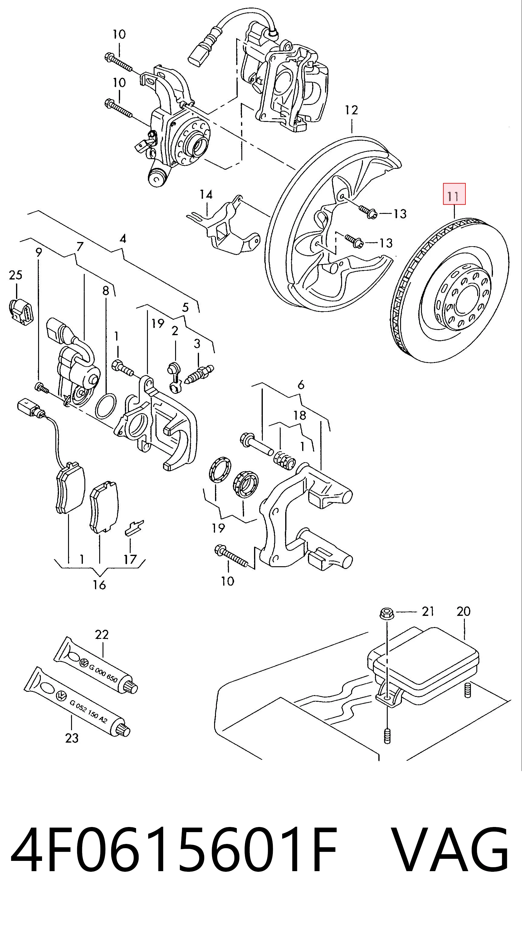4F0615601F VAG