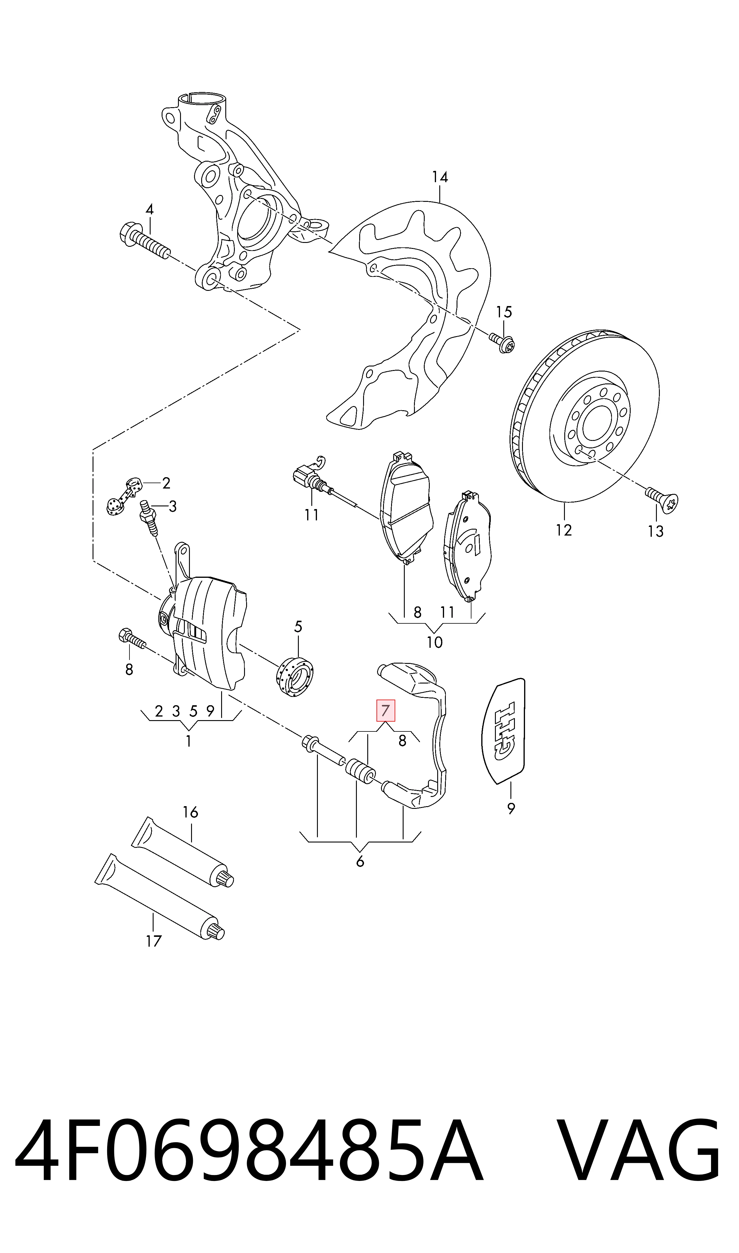 4F0698485A VAG