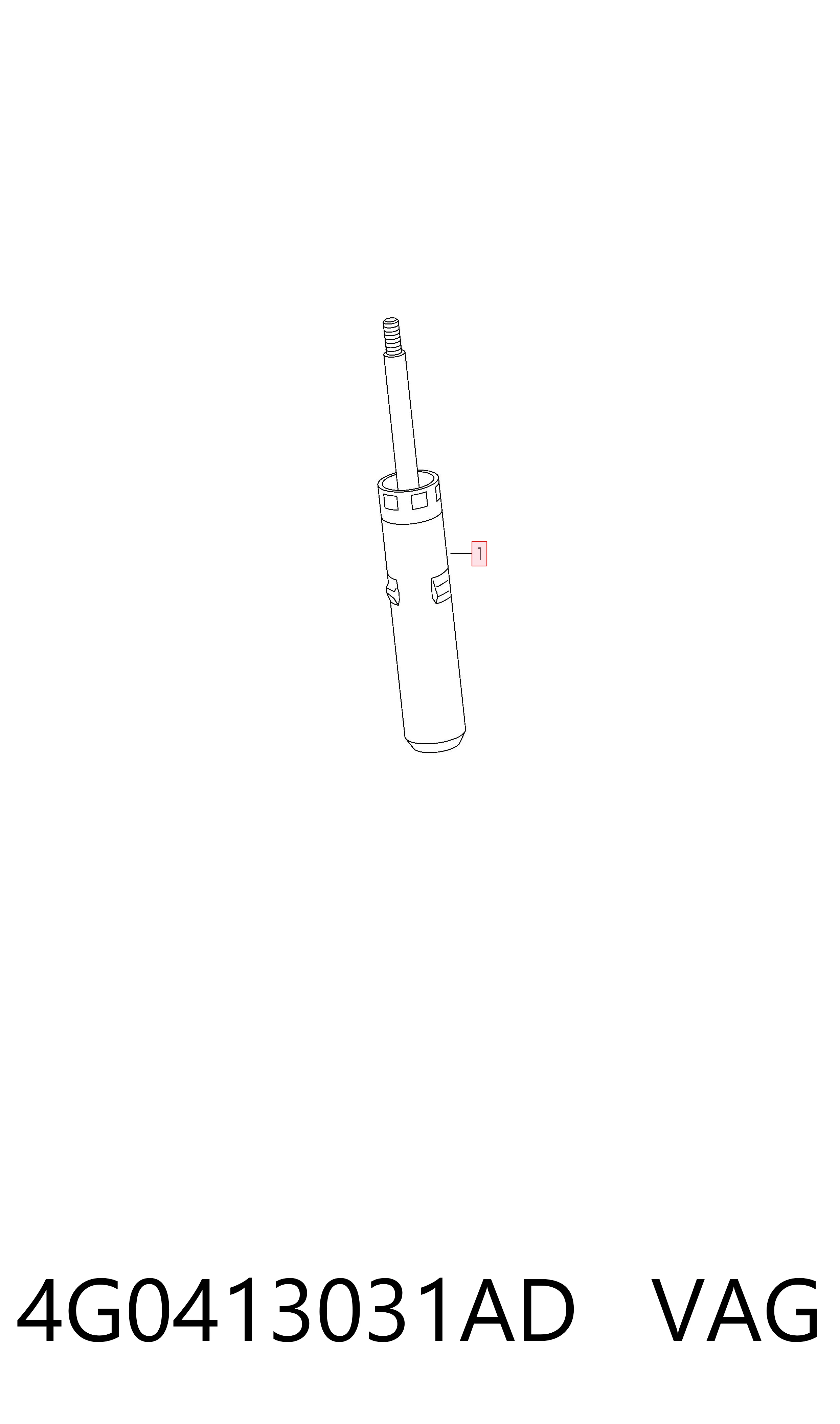 4G0413031AD VAG Amortyzator przedni