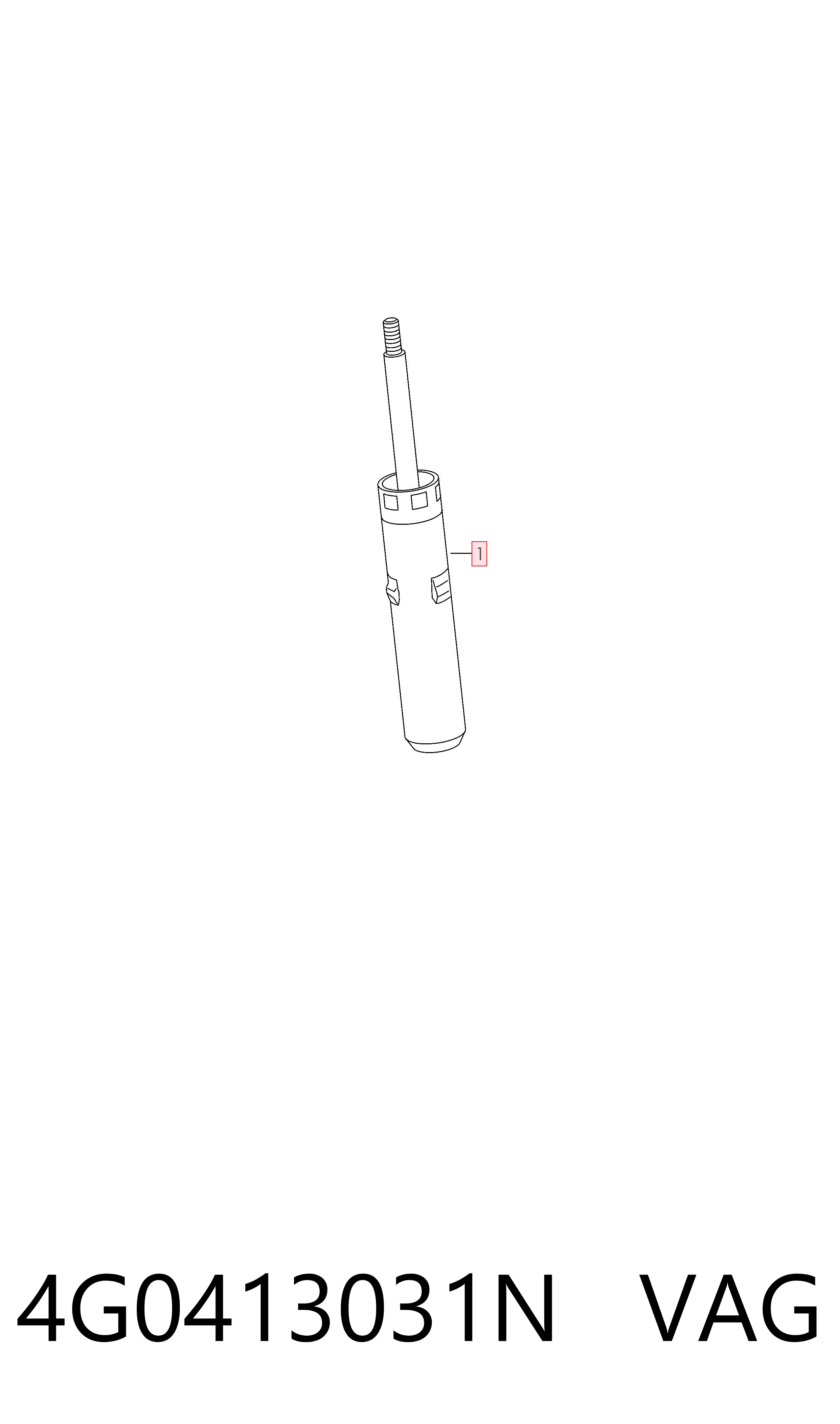 4G0413031N VAG Amortyzator przedni
