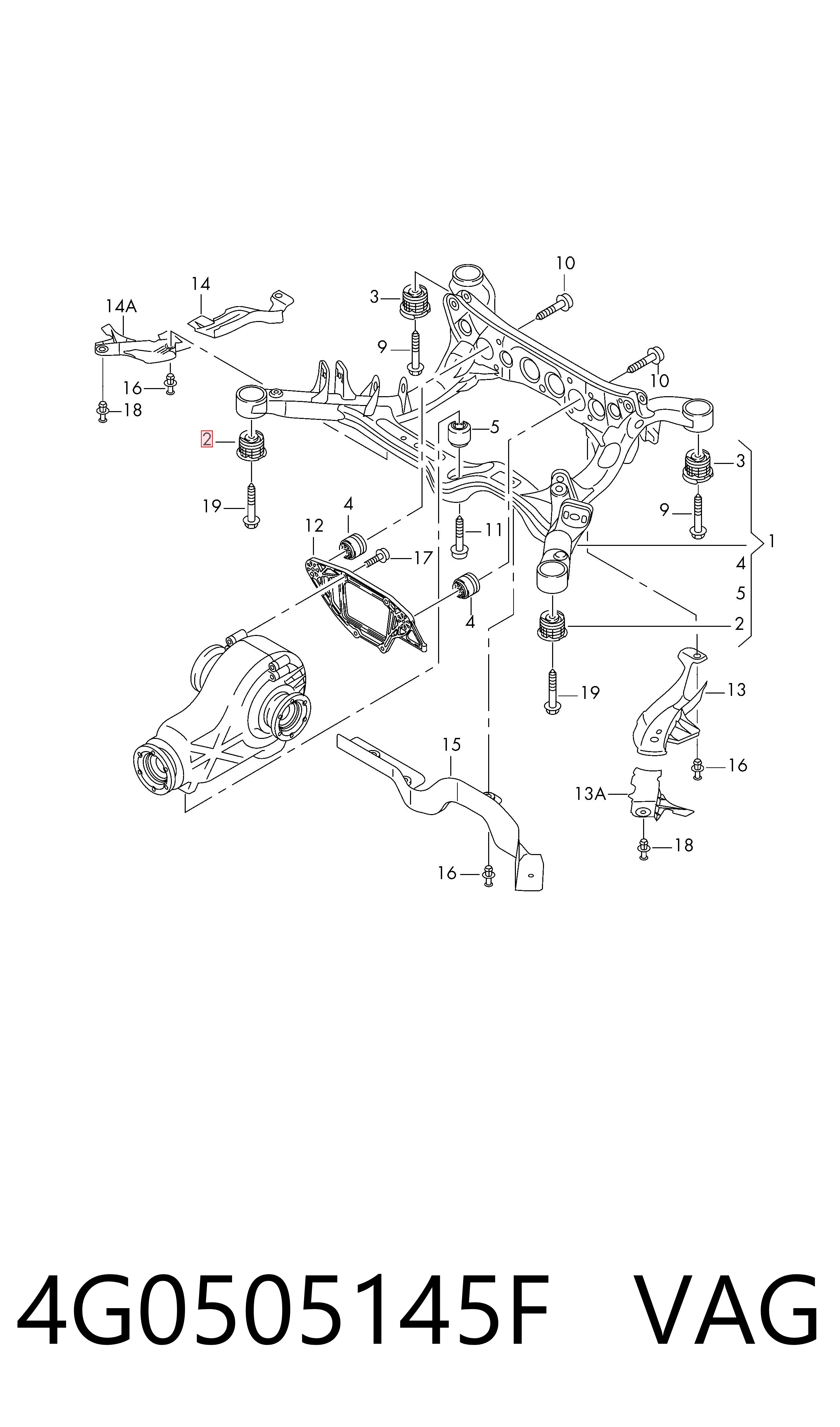  do Audi A6  (4G2, 4GC)