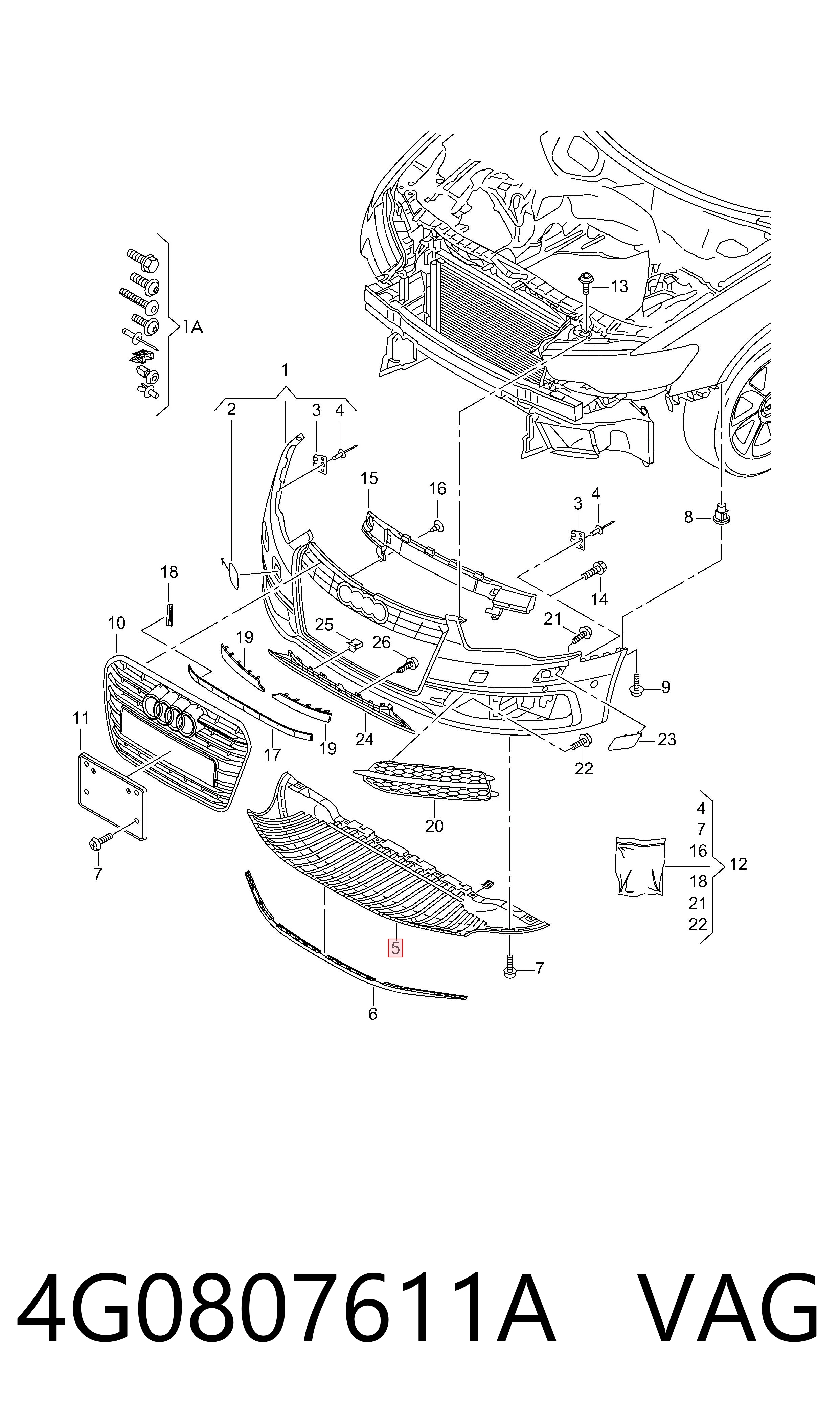 4G0807611A VAG
