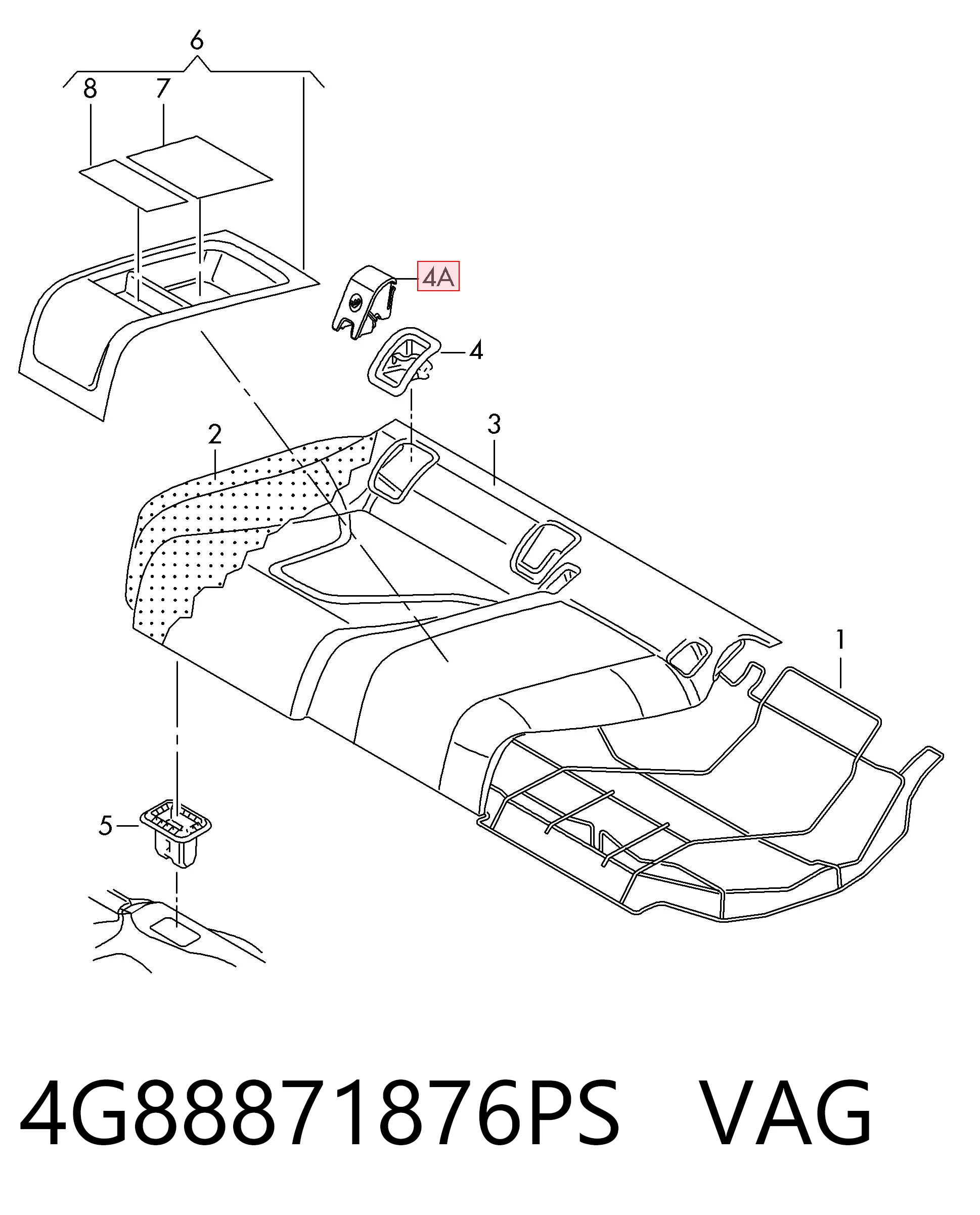 4G88871876PS VAG 