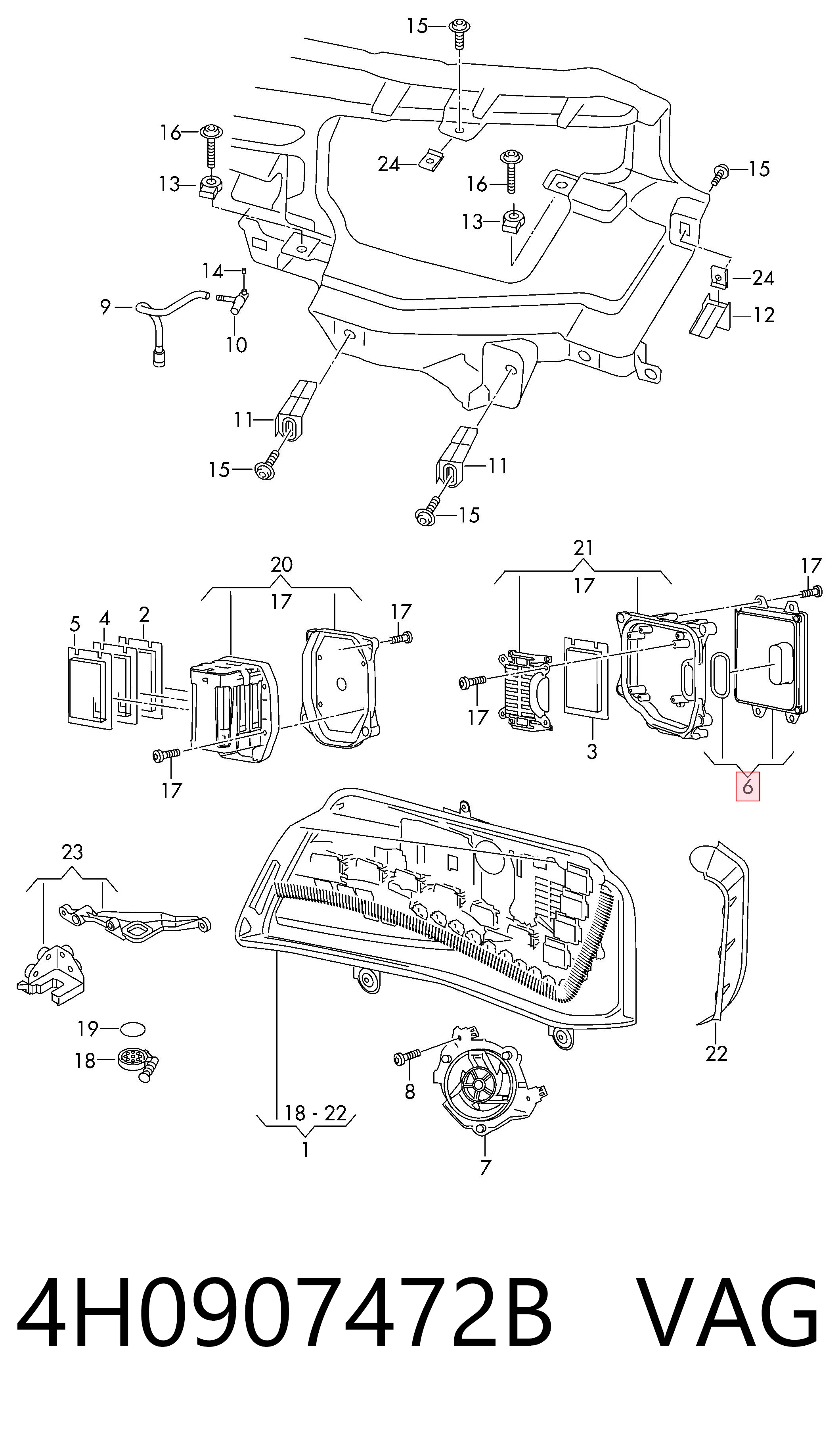 4H0907472B VAG