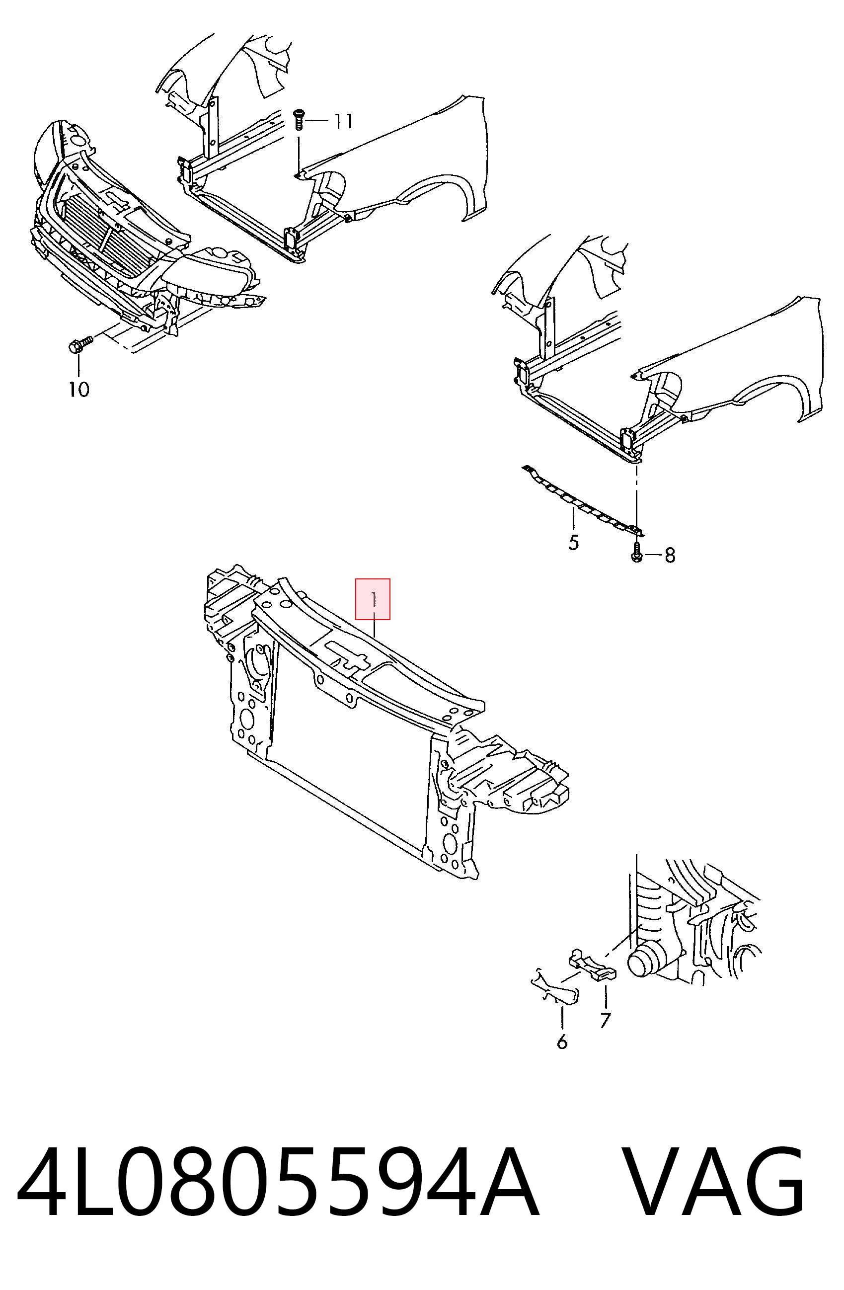 4L0805594A VAG