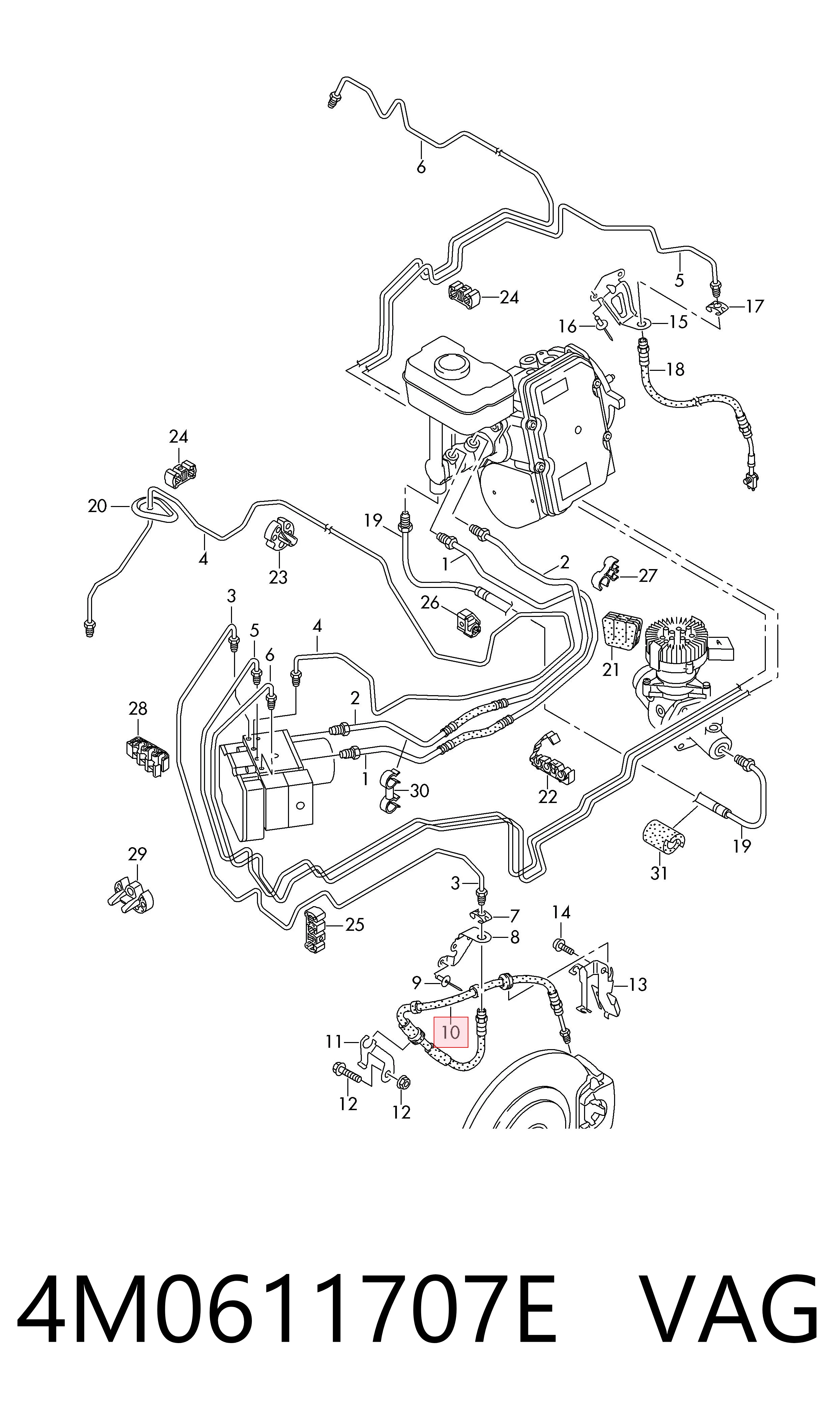 4M0611707E VAG