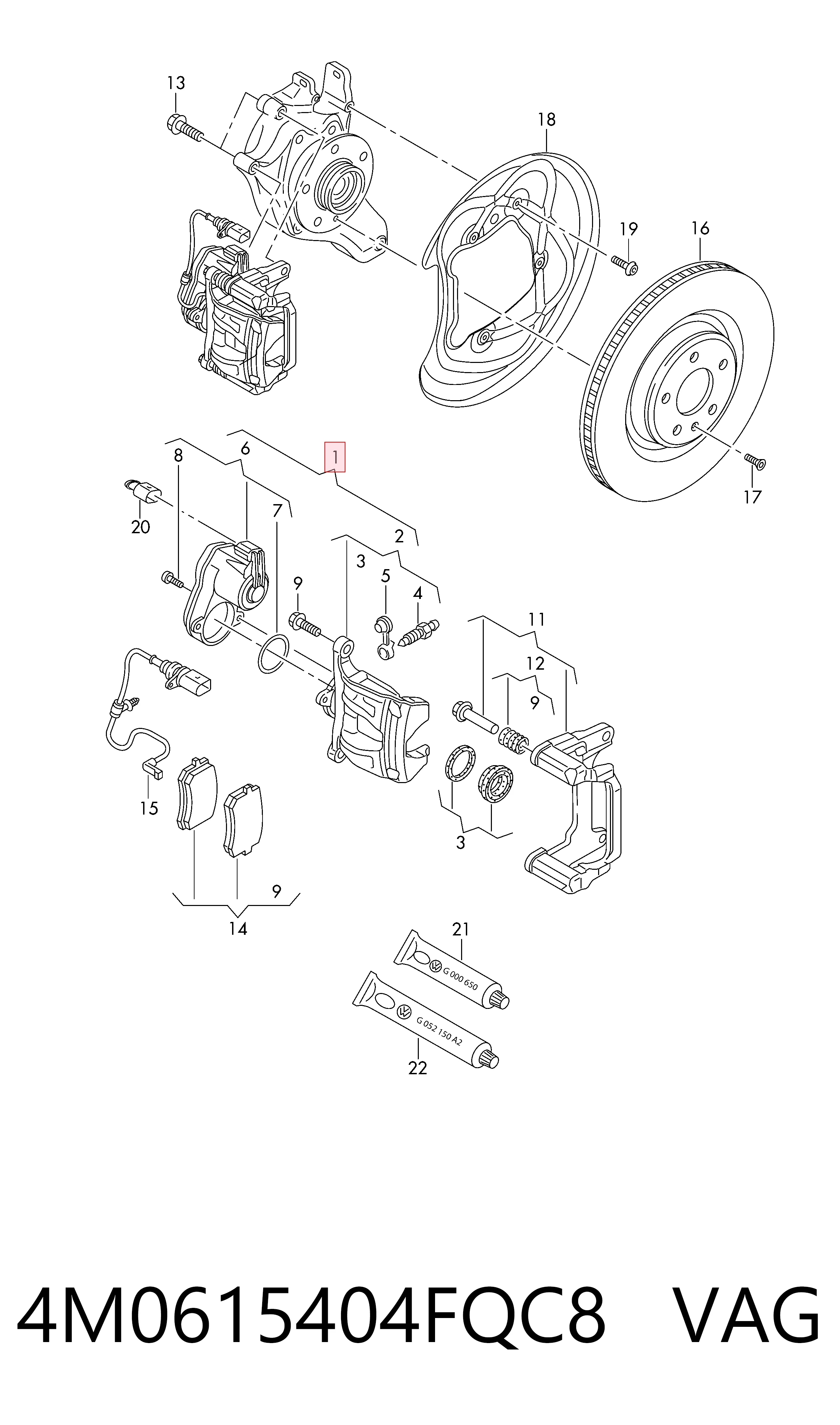 4M0615404FQC8 VAG