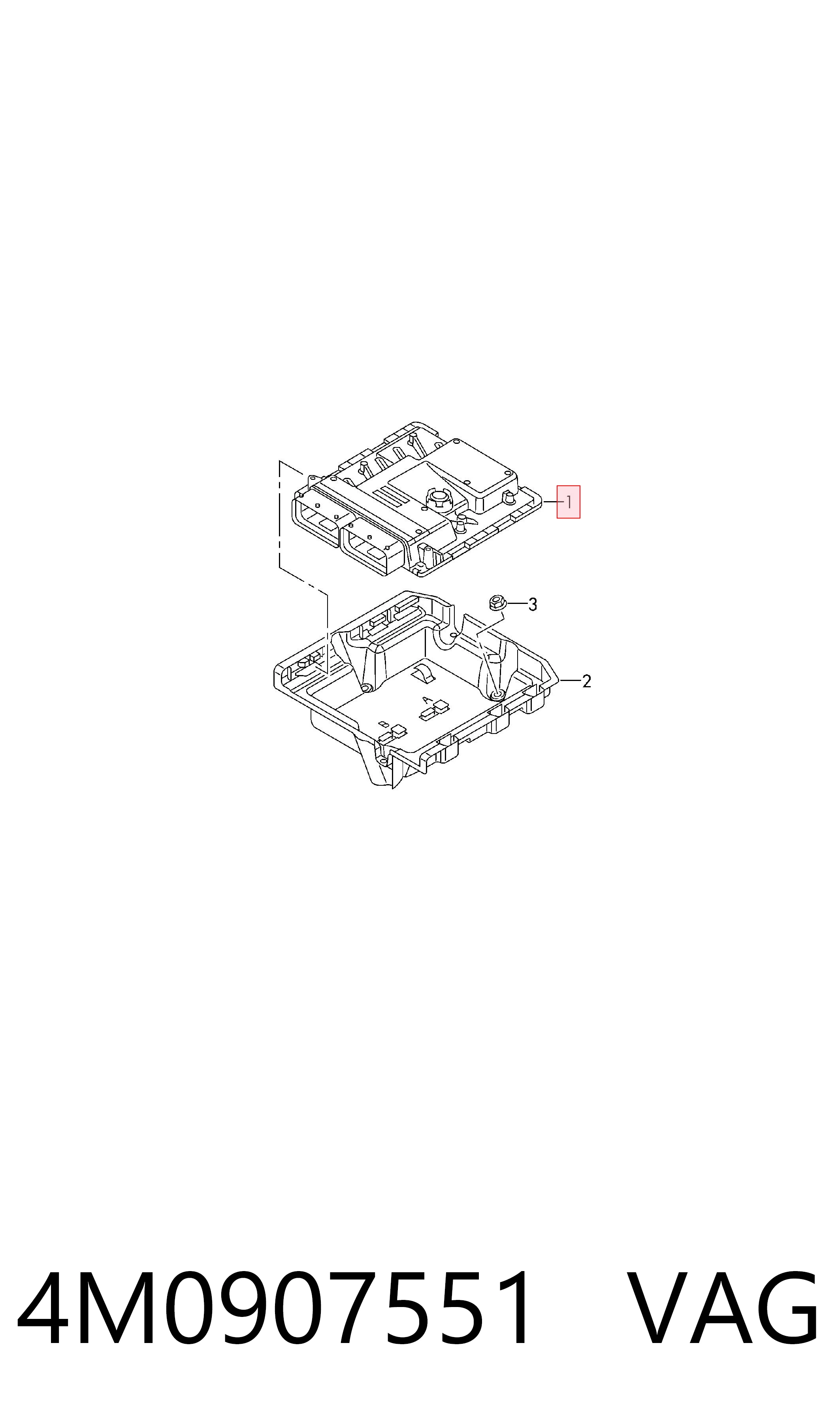 Sterownik silnika do Audi Q7  4MB, 4MG, 4MQ