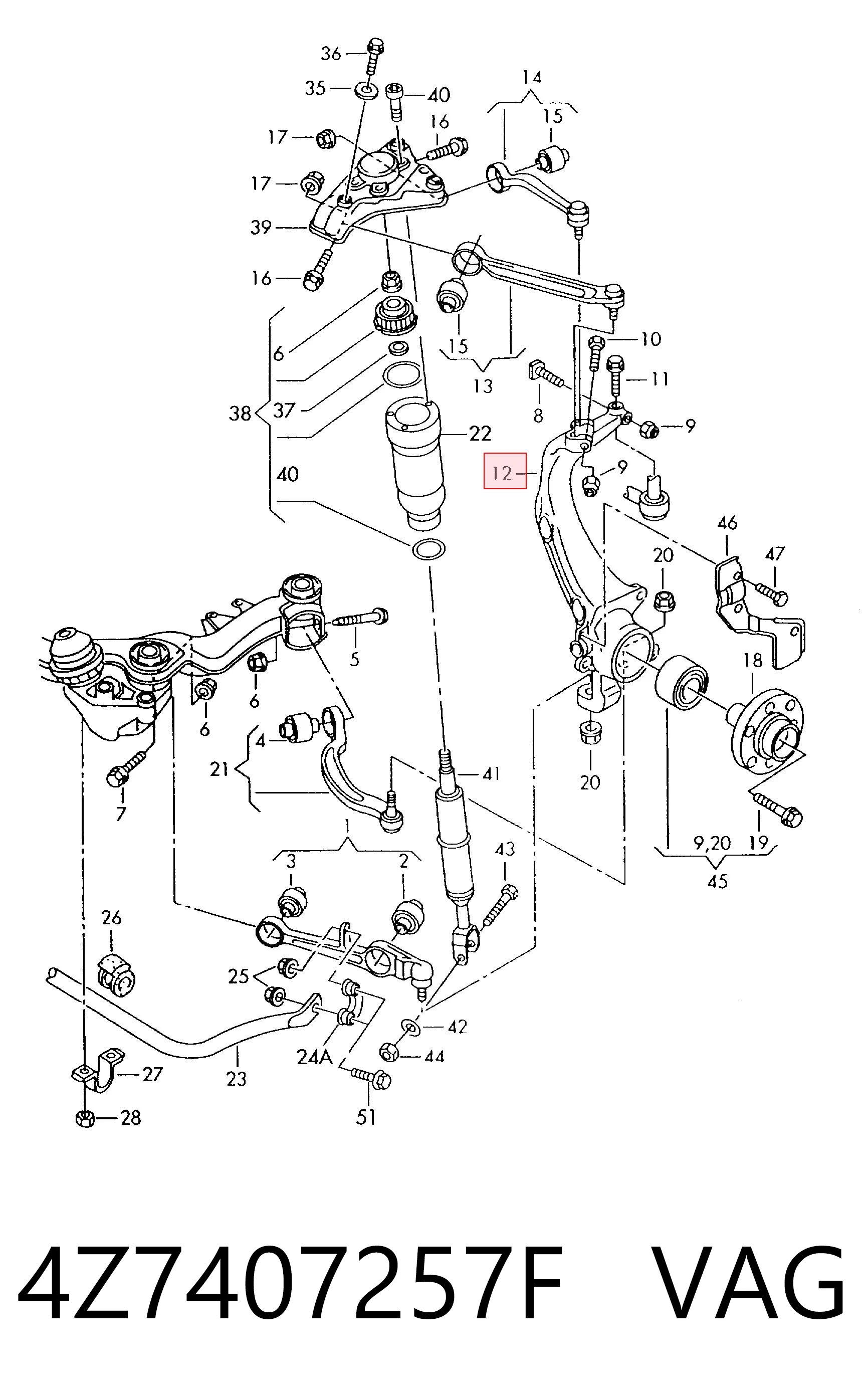 4Z7407257F VAG