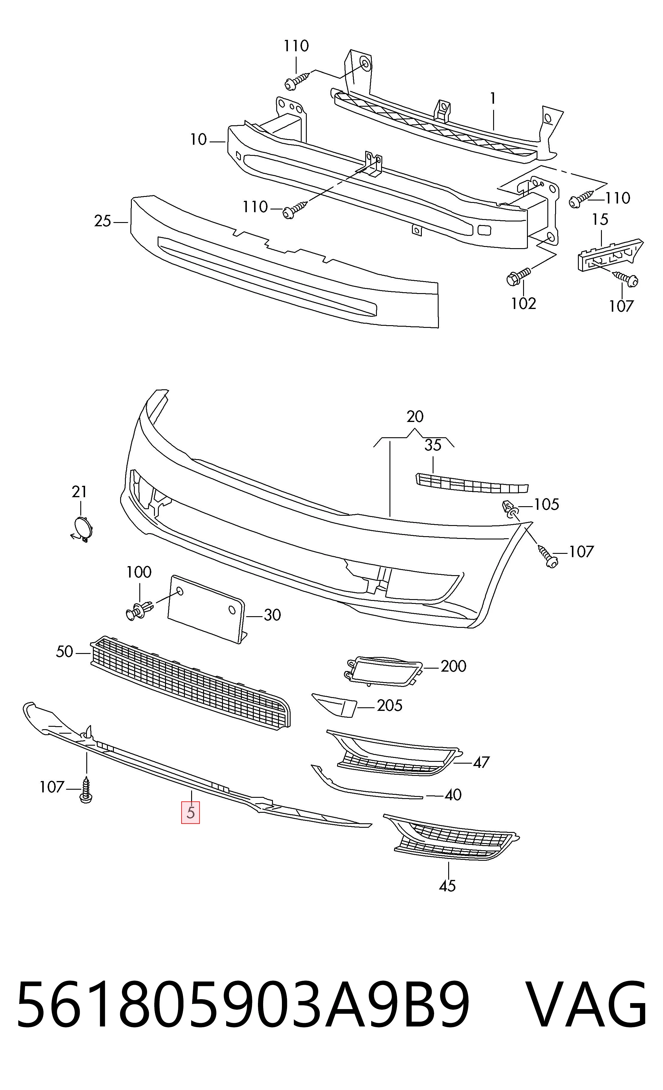 561805903A9B9 VAG
