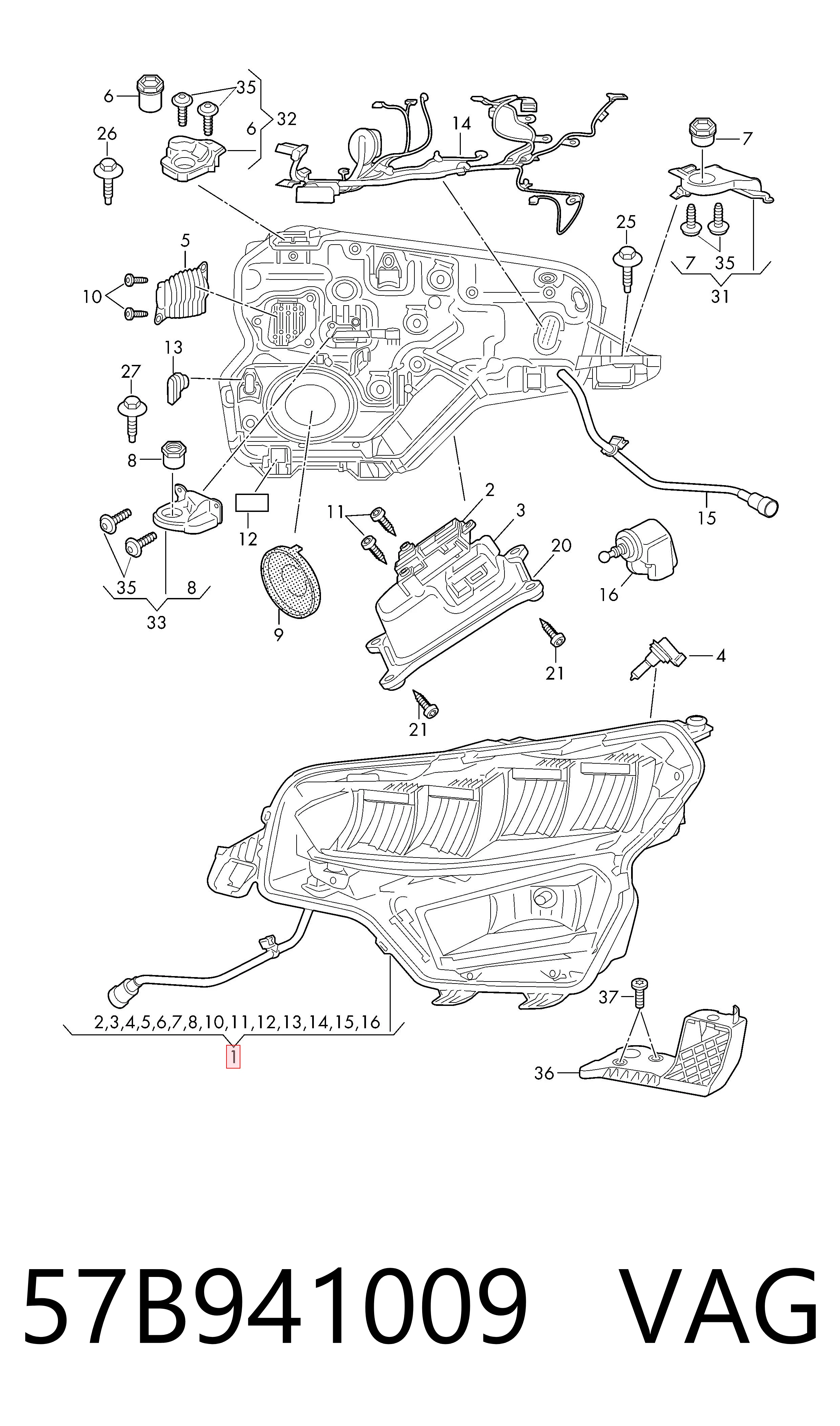 57B941009 VAG