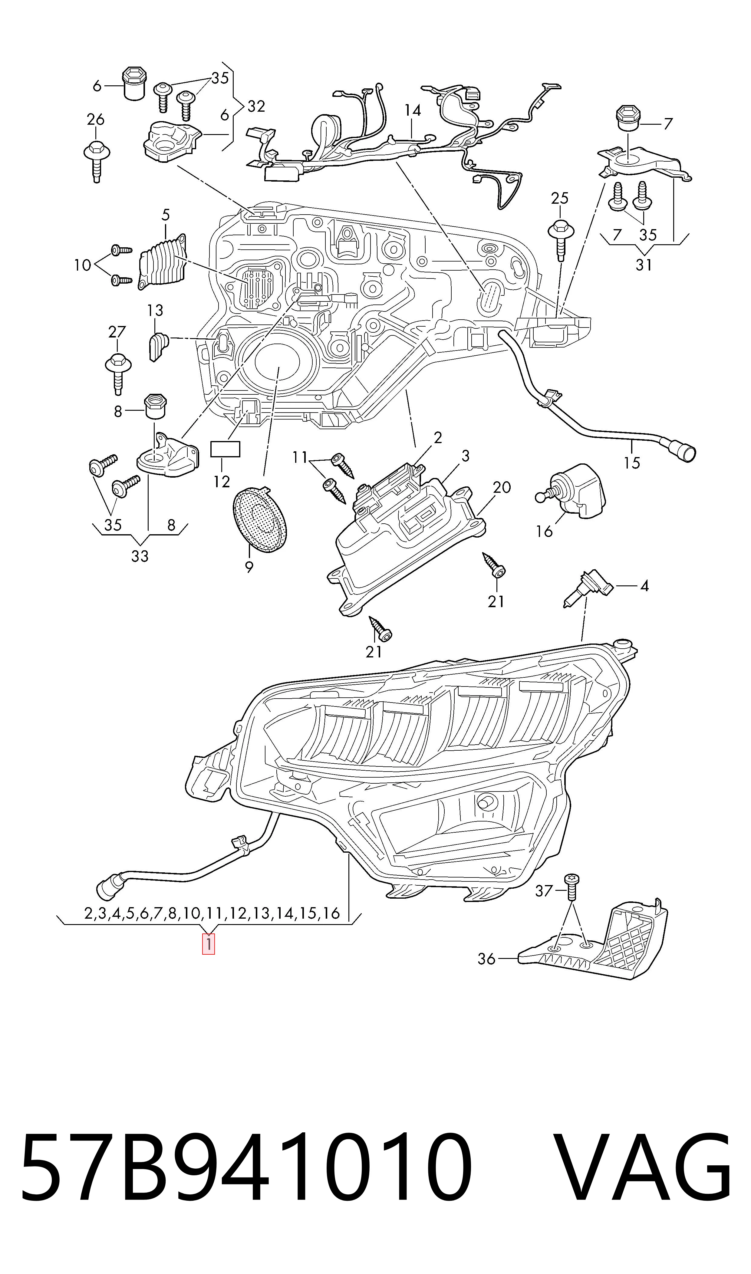 57B941010 VAG