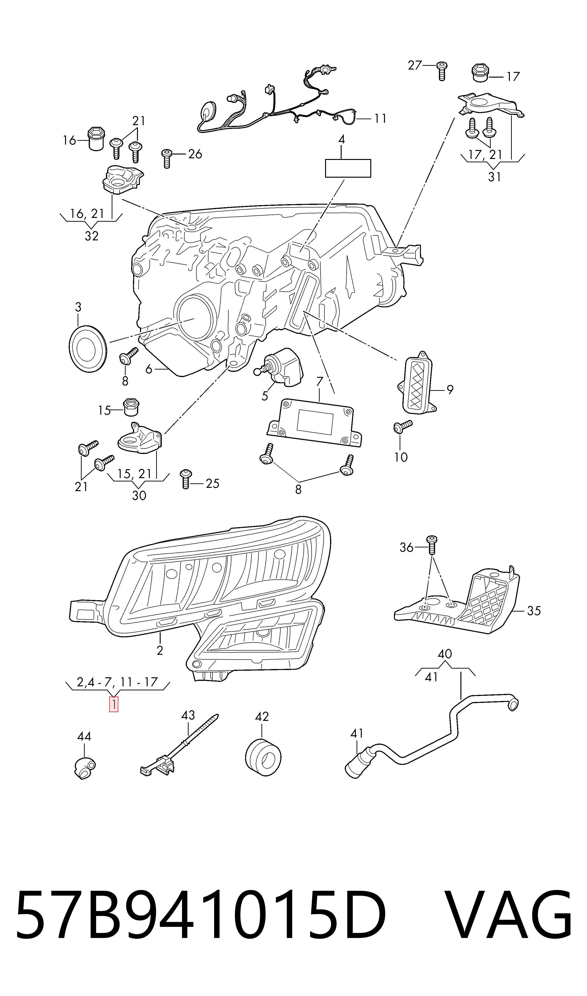 57B941015D VAG