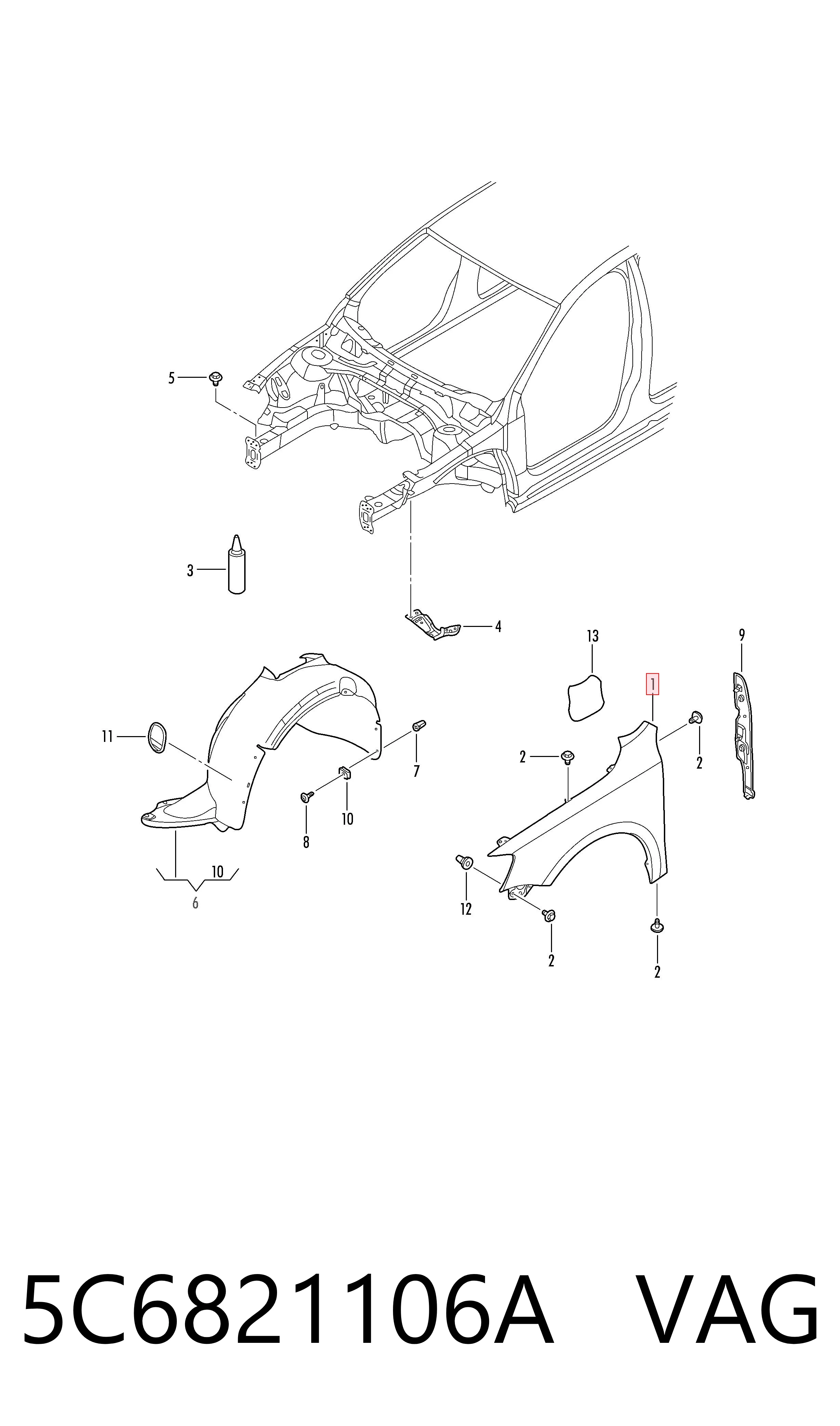 5C6821106A VAG