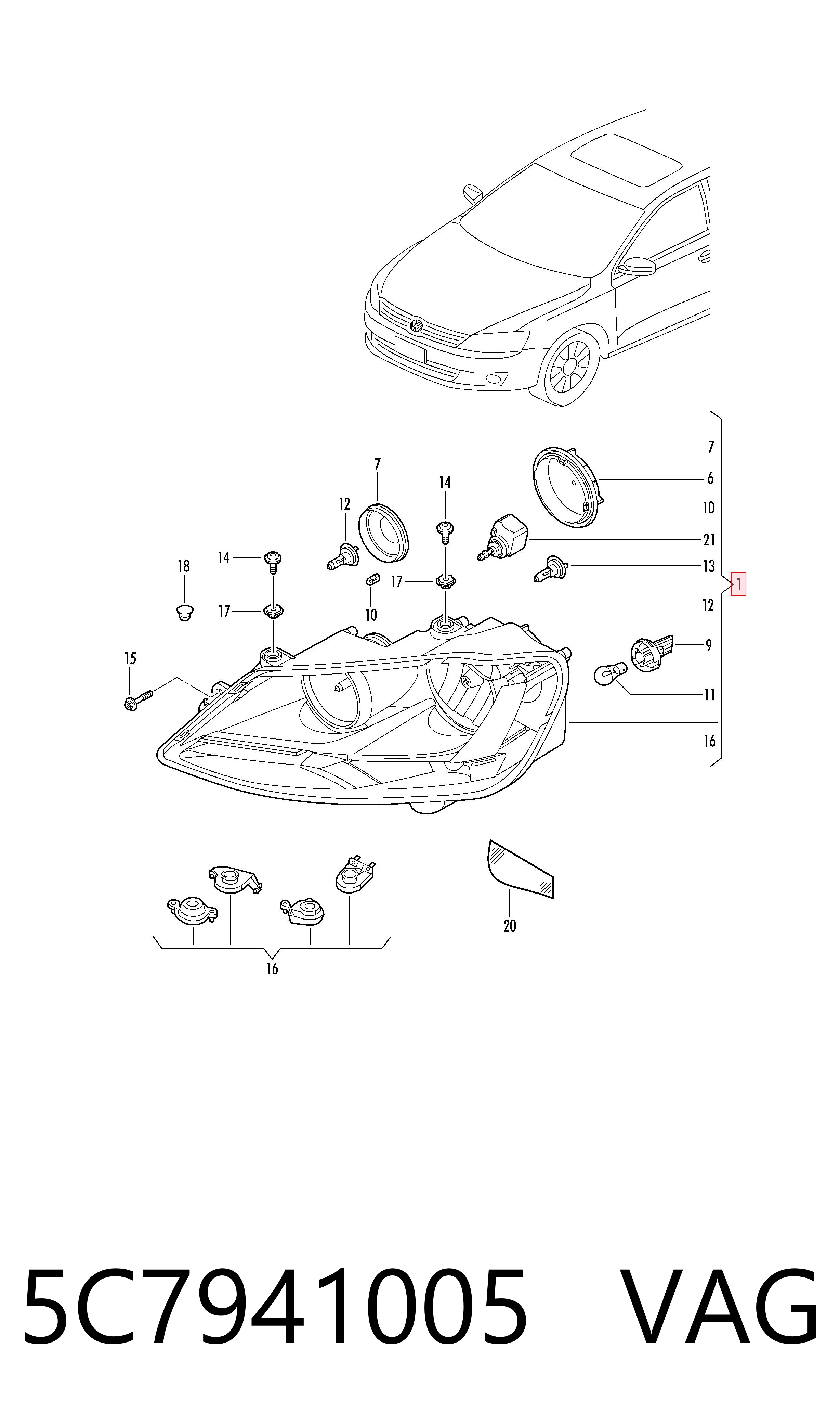 5C7941005 VAG