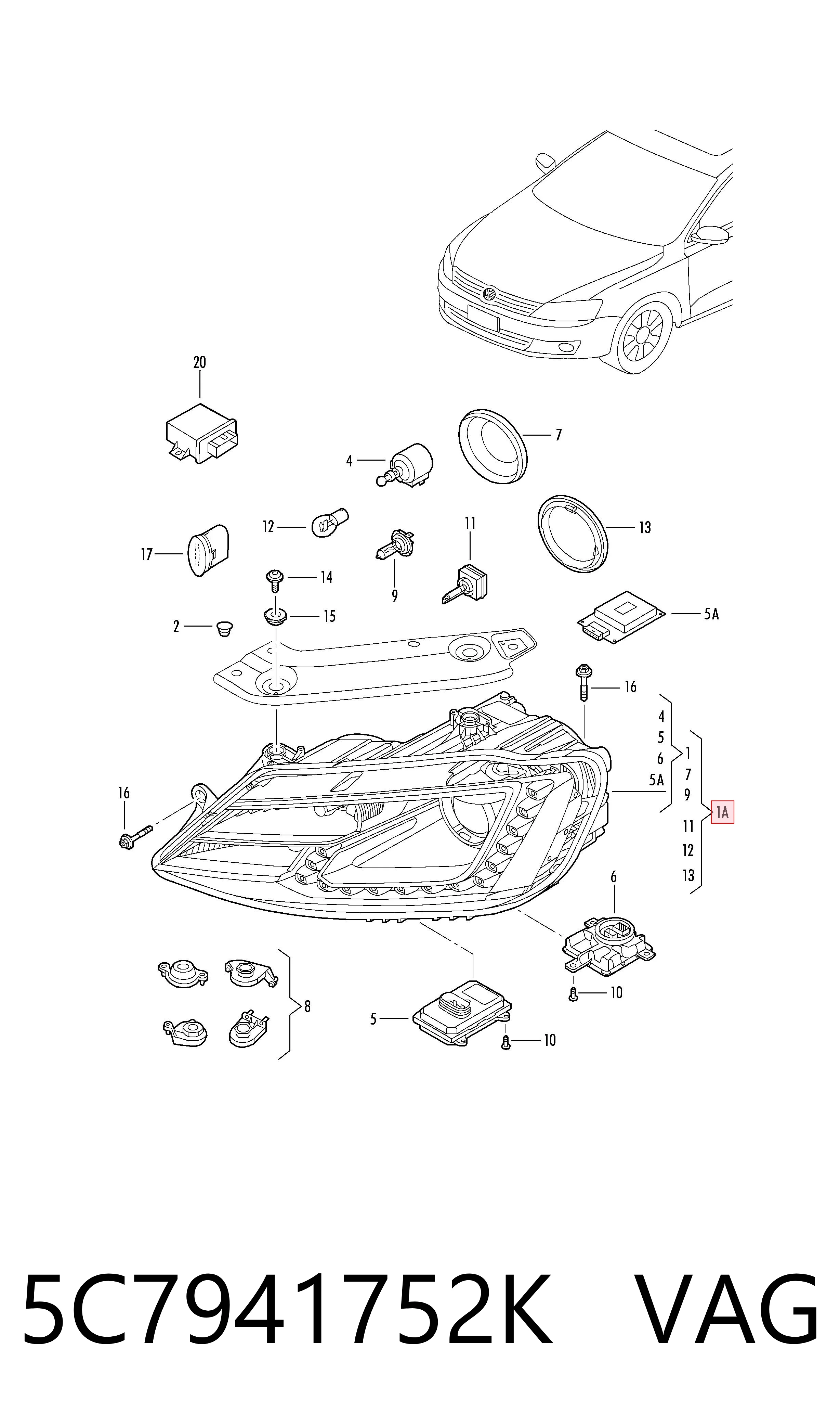 5C7941752K VAG