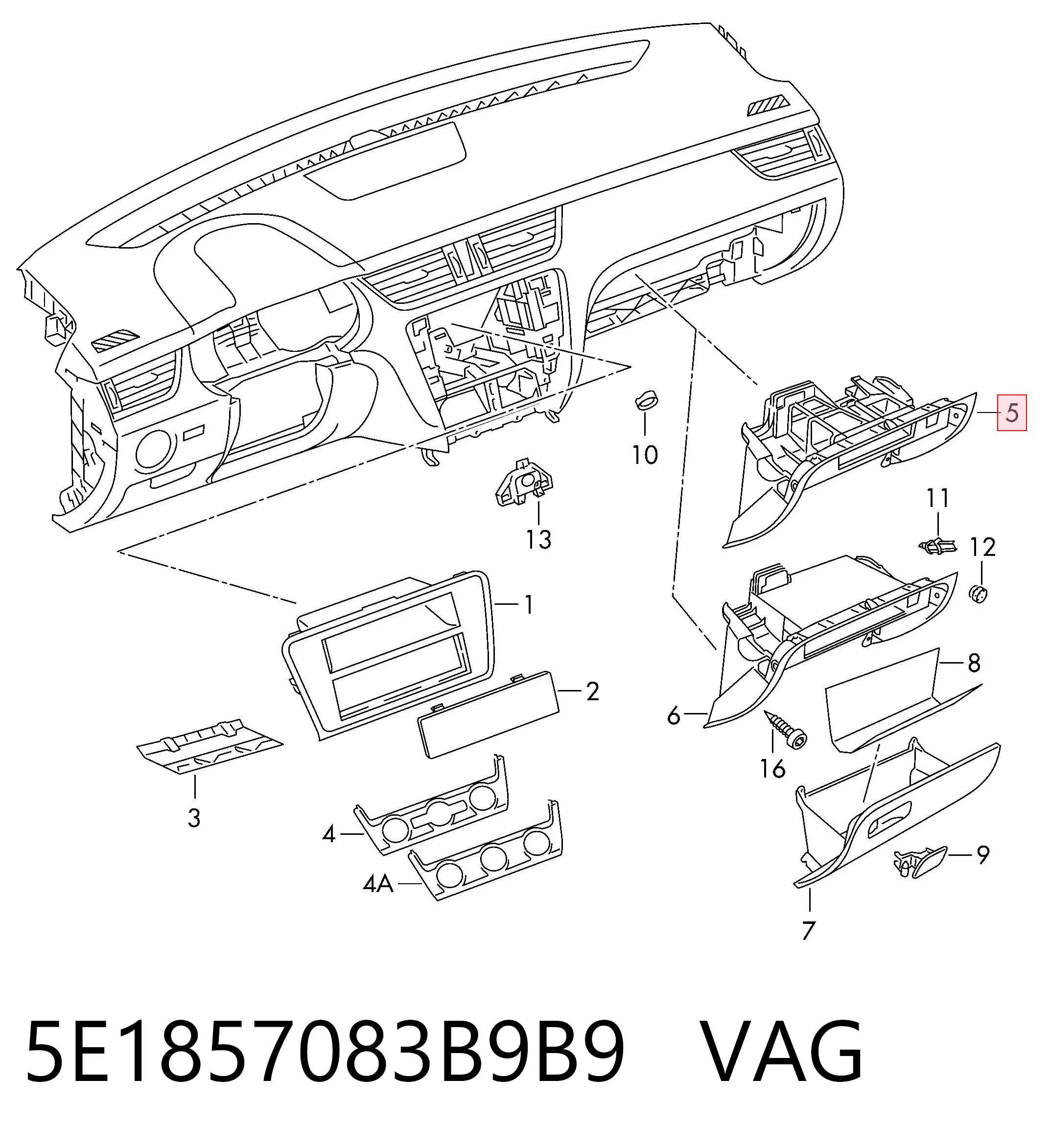 5E1857083B9B9 VAG 