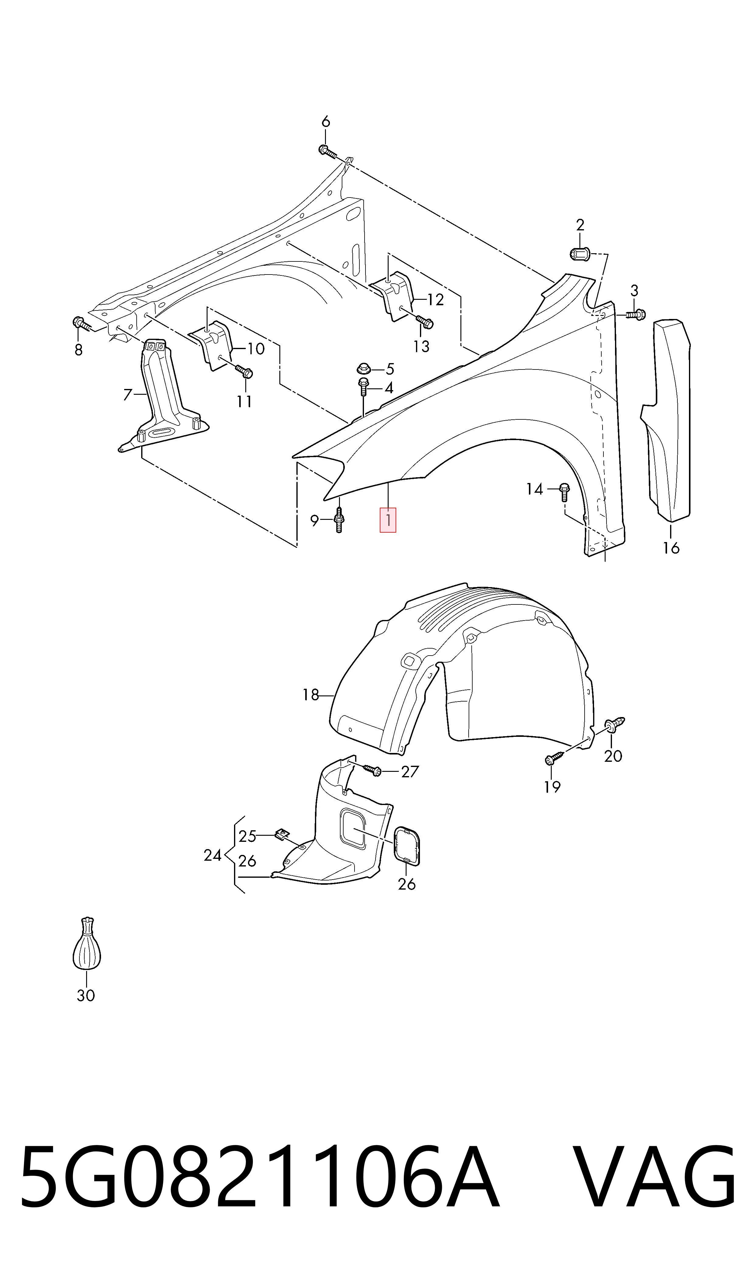 5G0821106A VAG