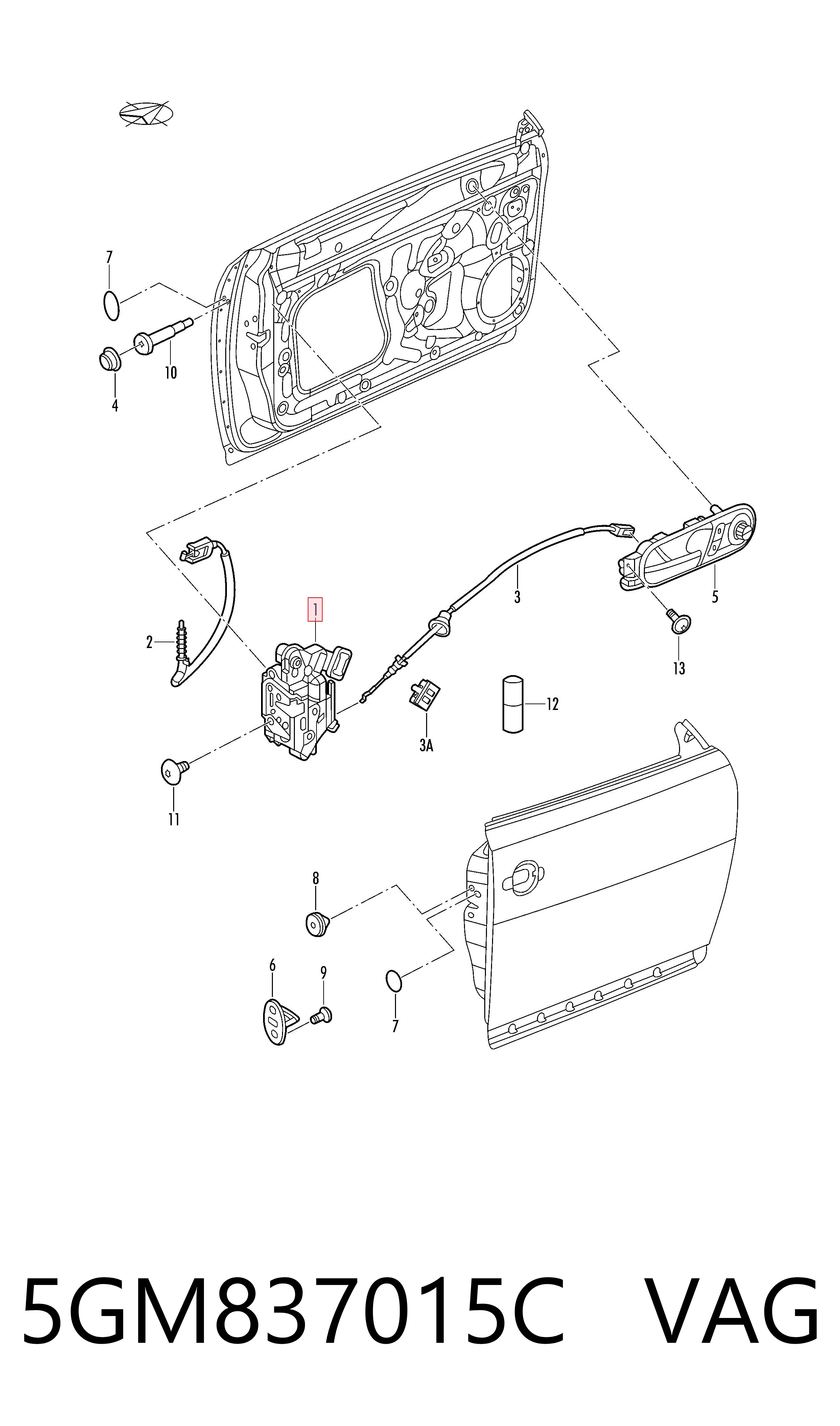 5GM837015C VAG