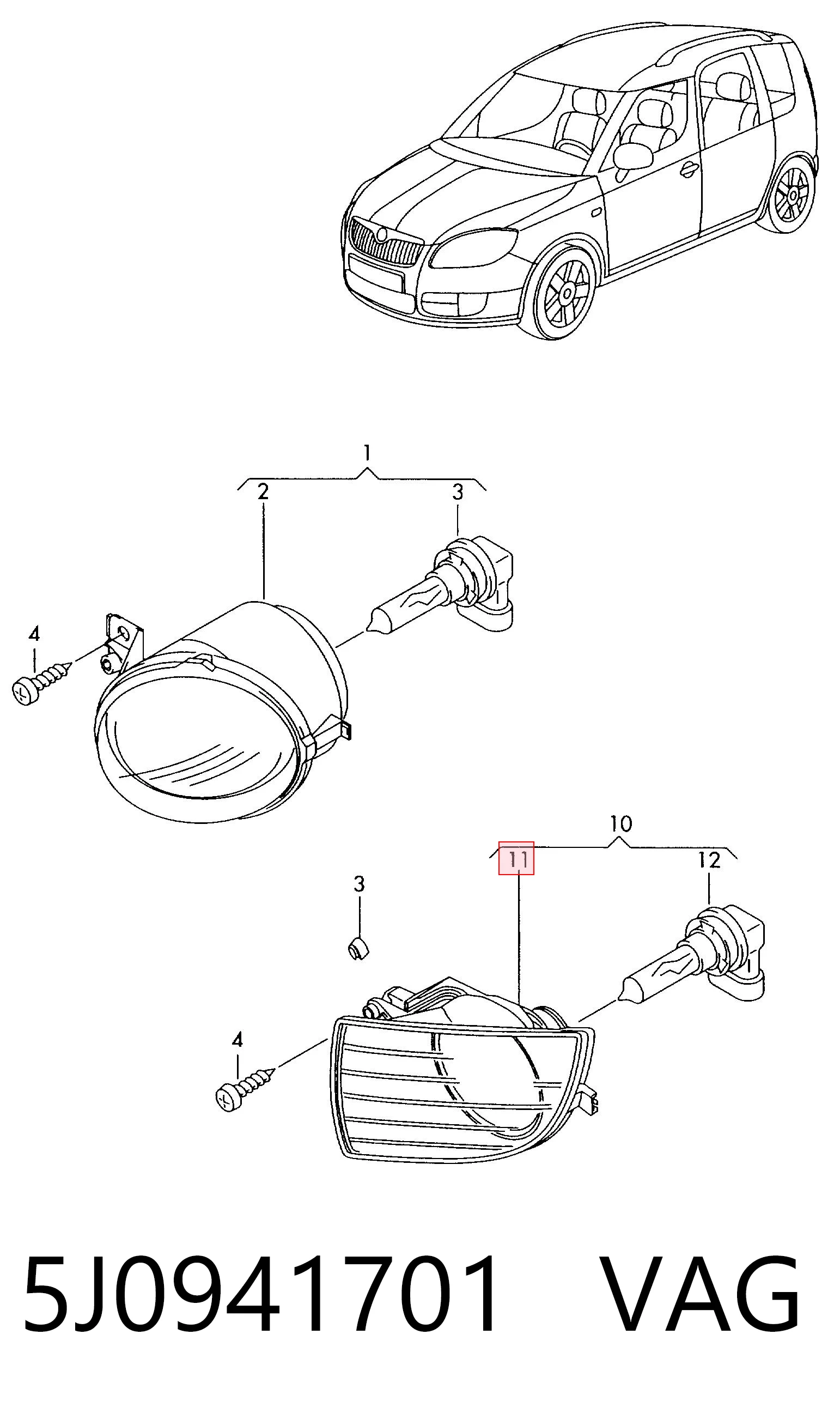 5J0941701 VAG