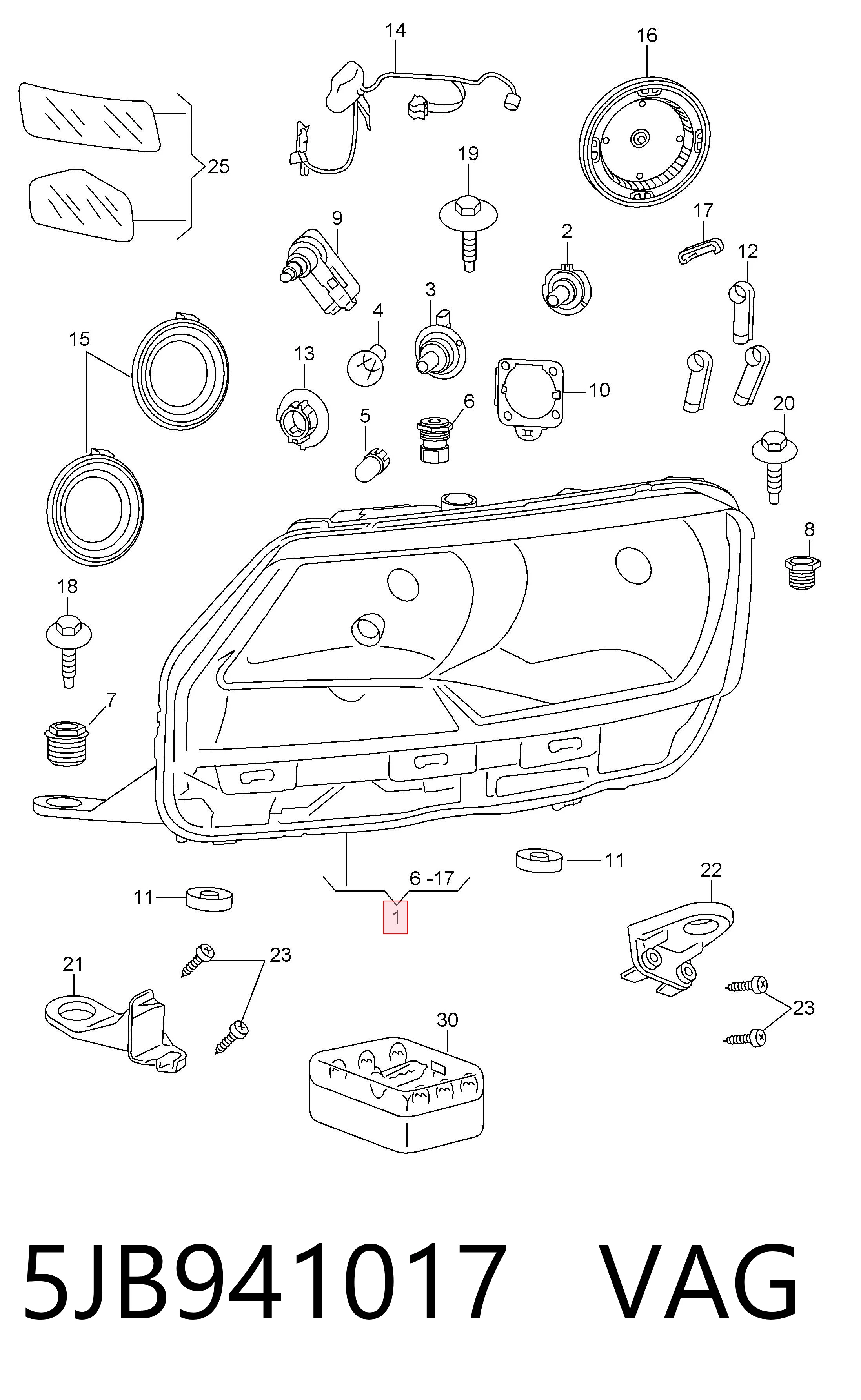 5JB941017 VAG
