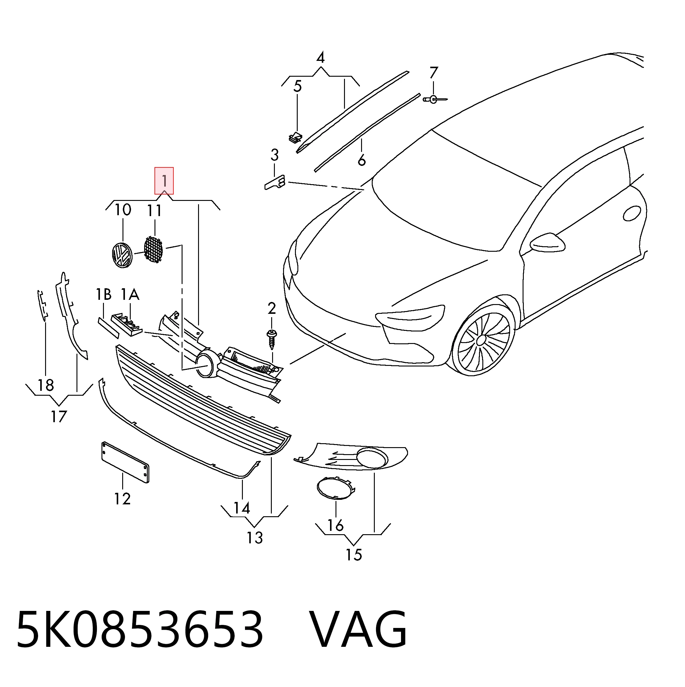 5K0853653 VAG