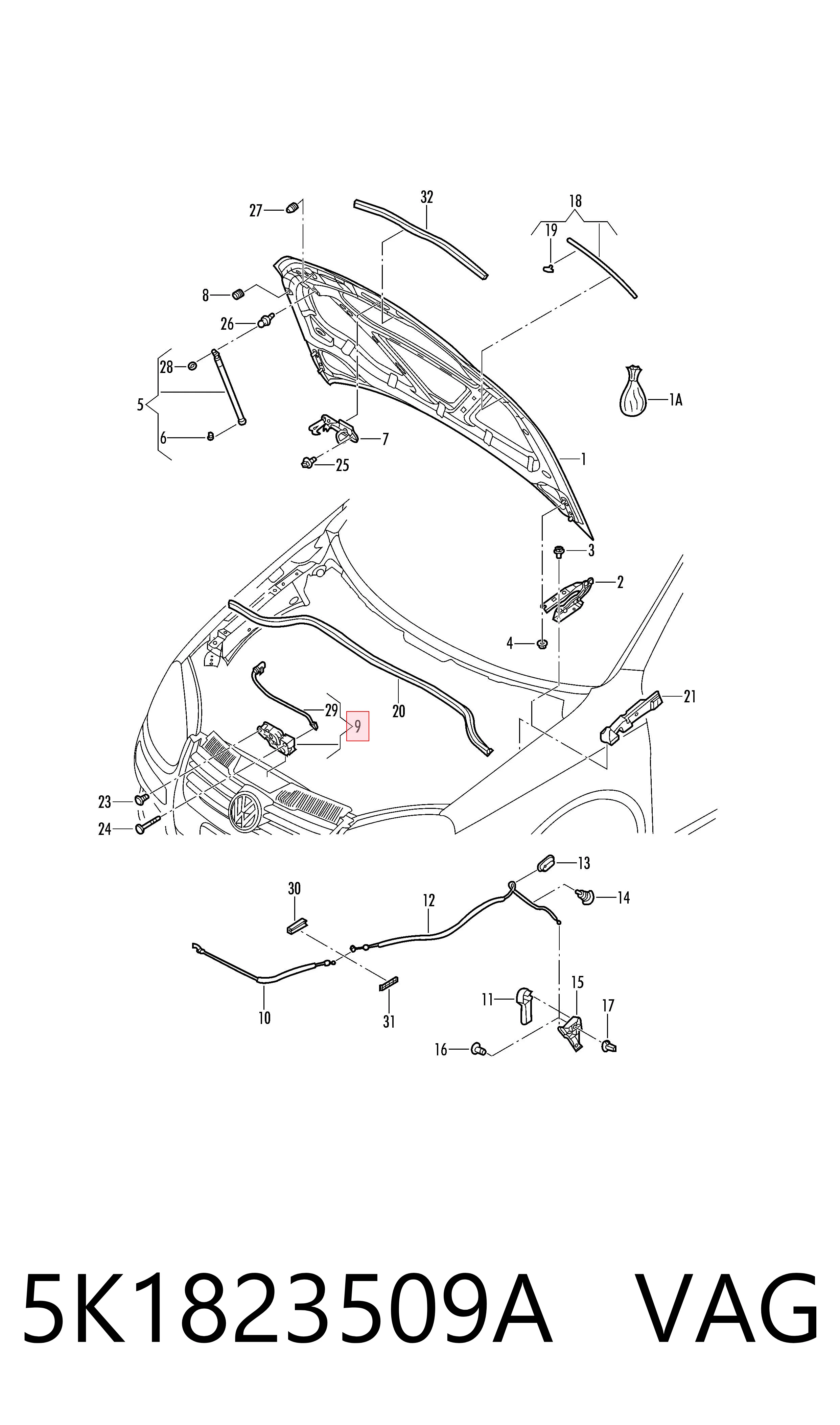 5K1823509A VAG