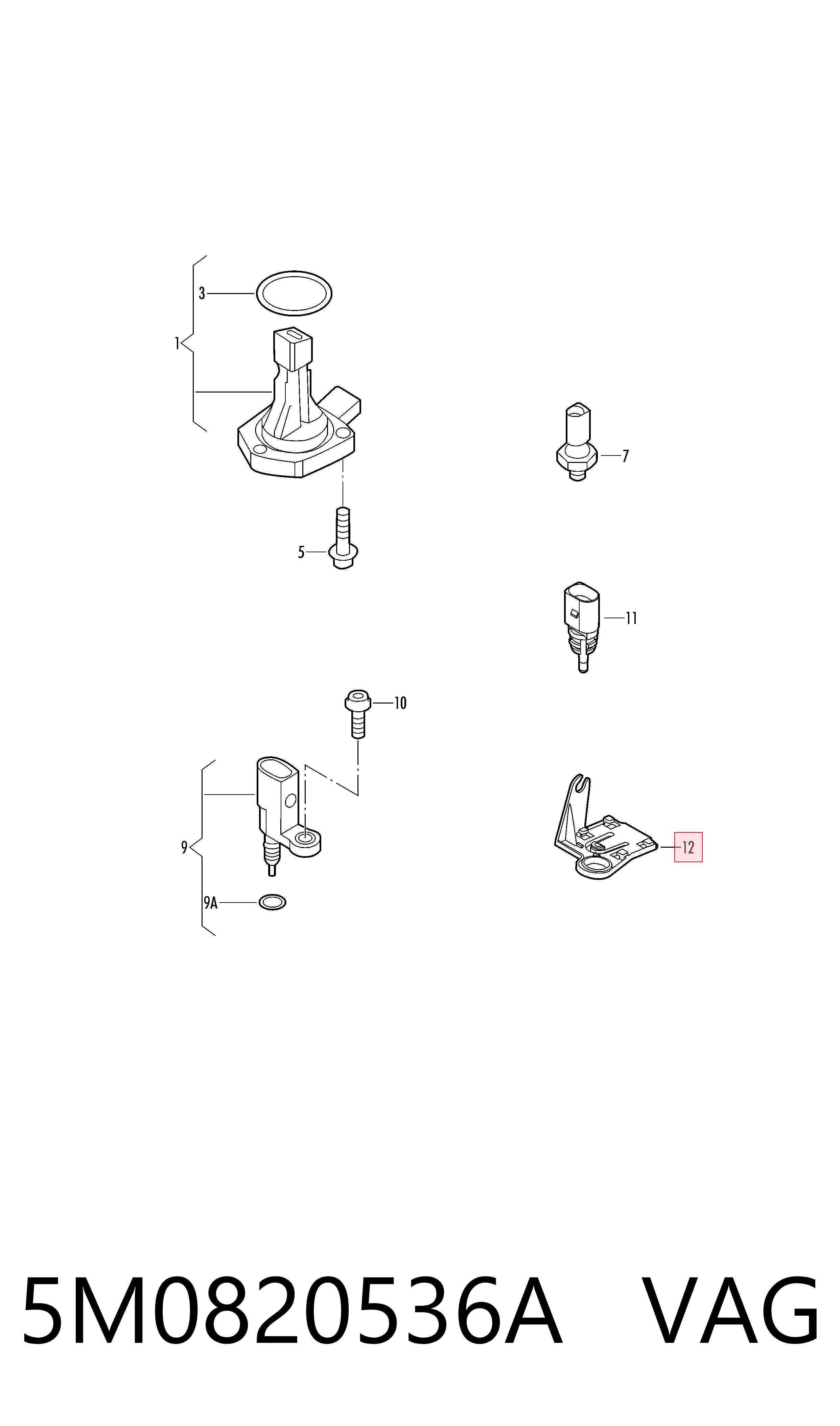 5M0820536A VAG 