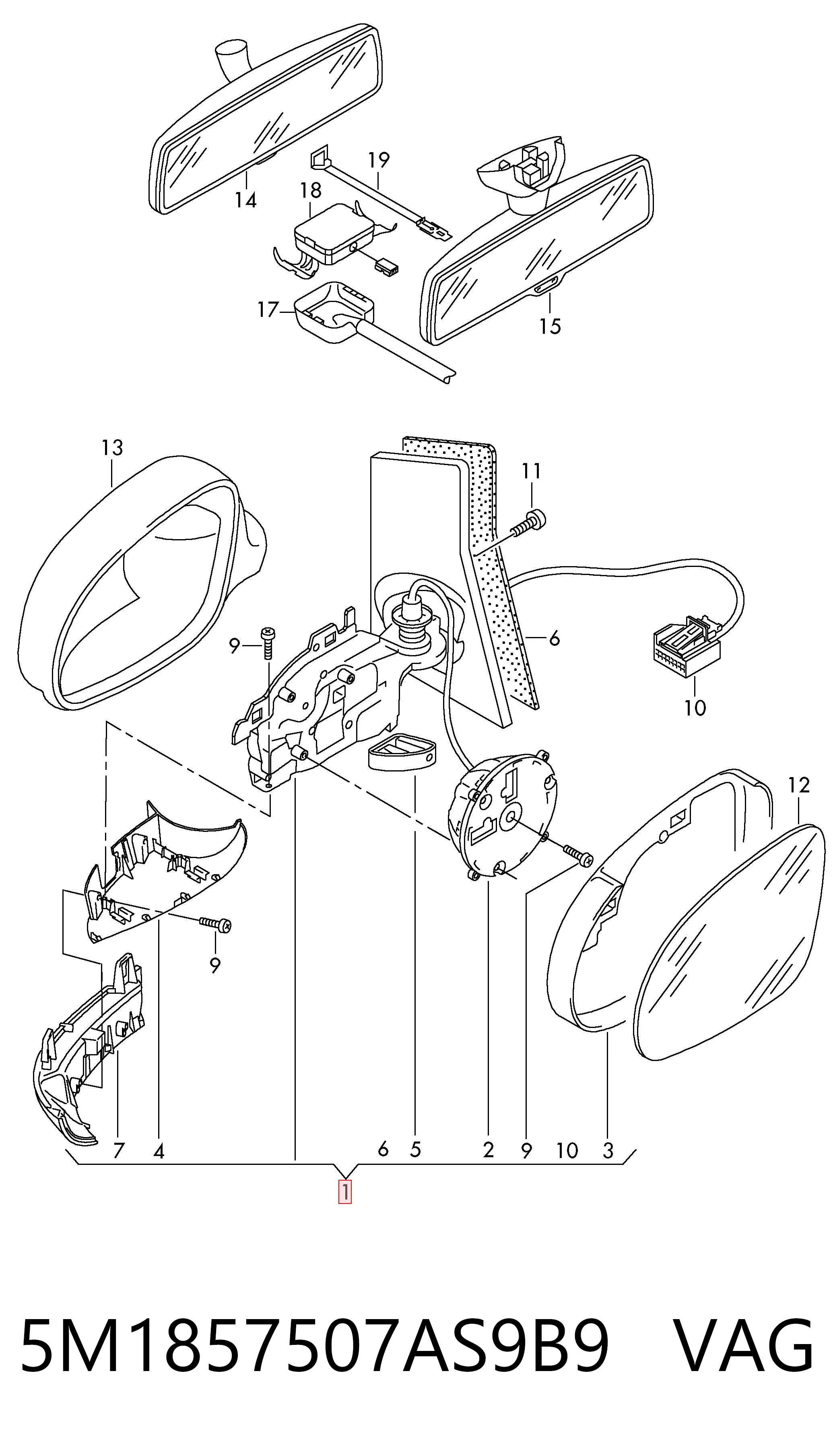 5M1857507AS9B9 VAG