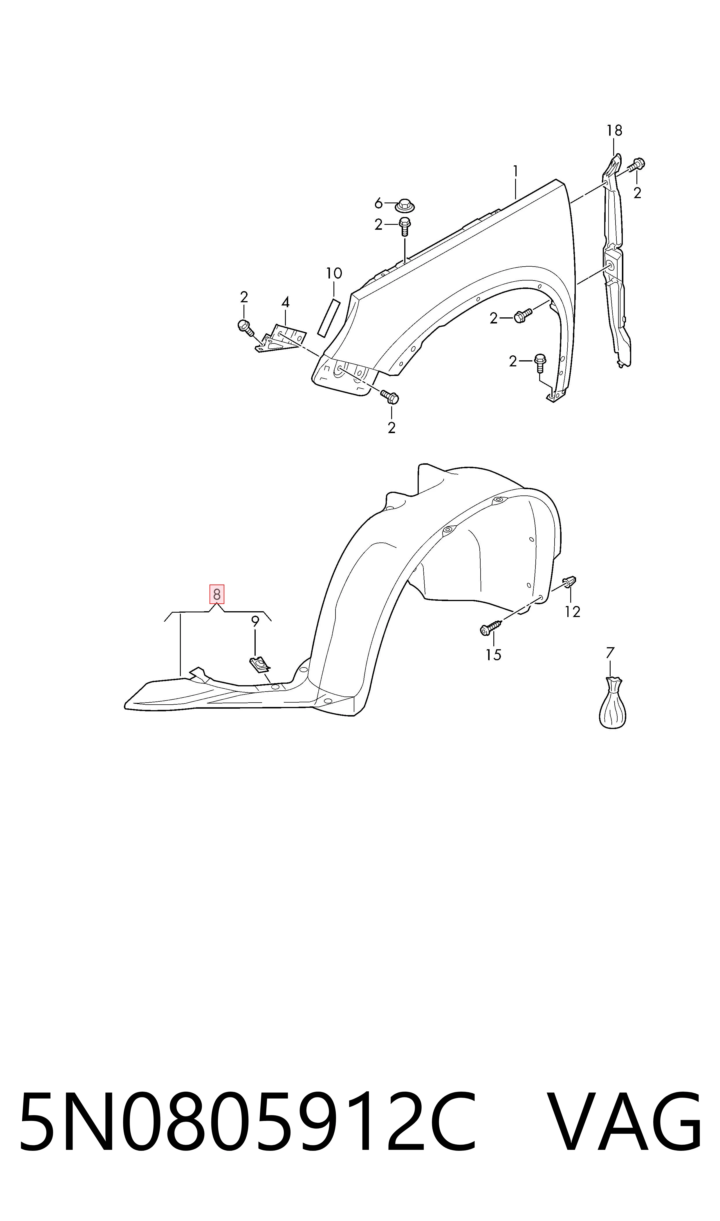 5N0805912C VAG